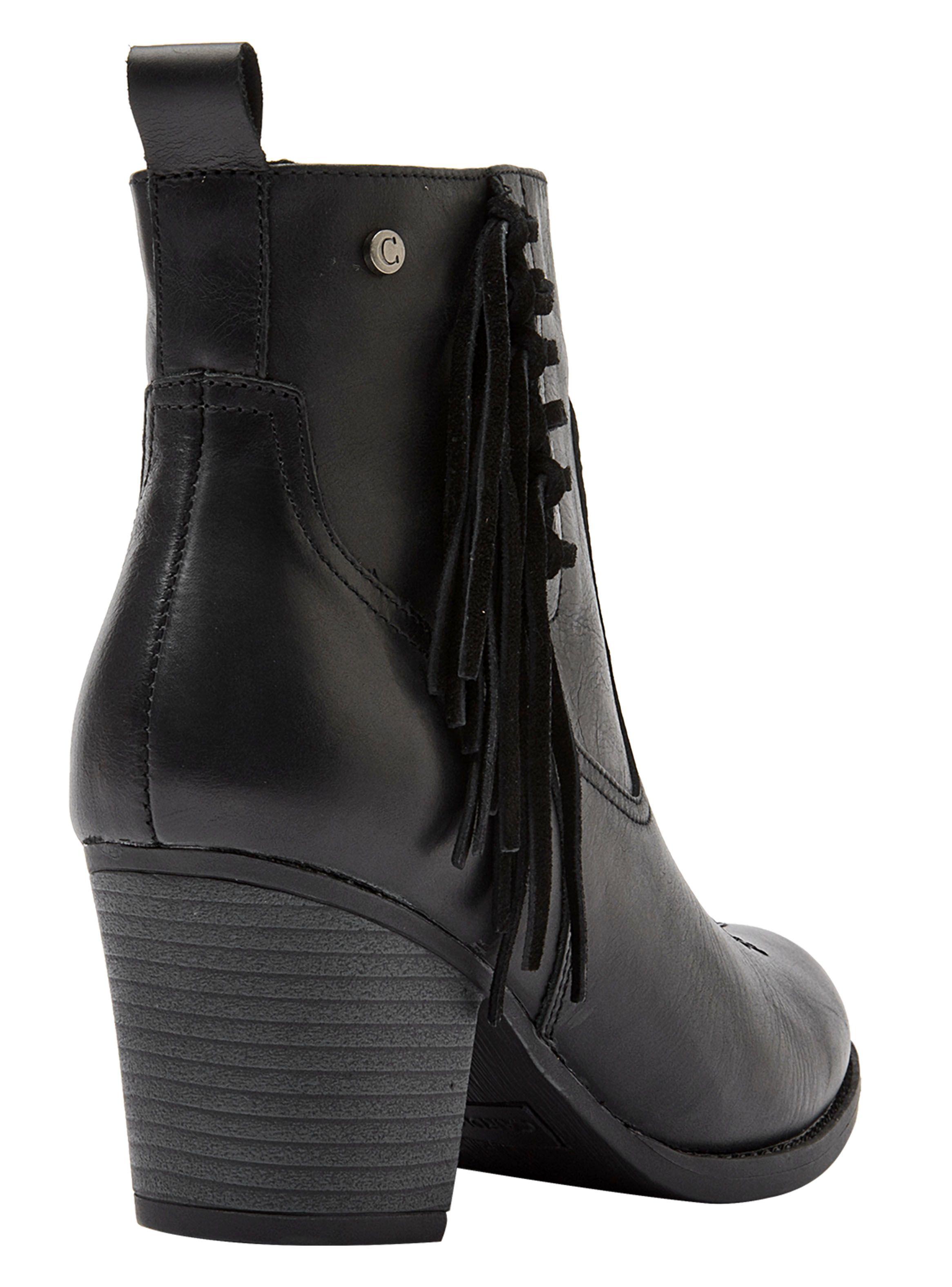 Botín Cj032 Cuero Mujer-4