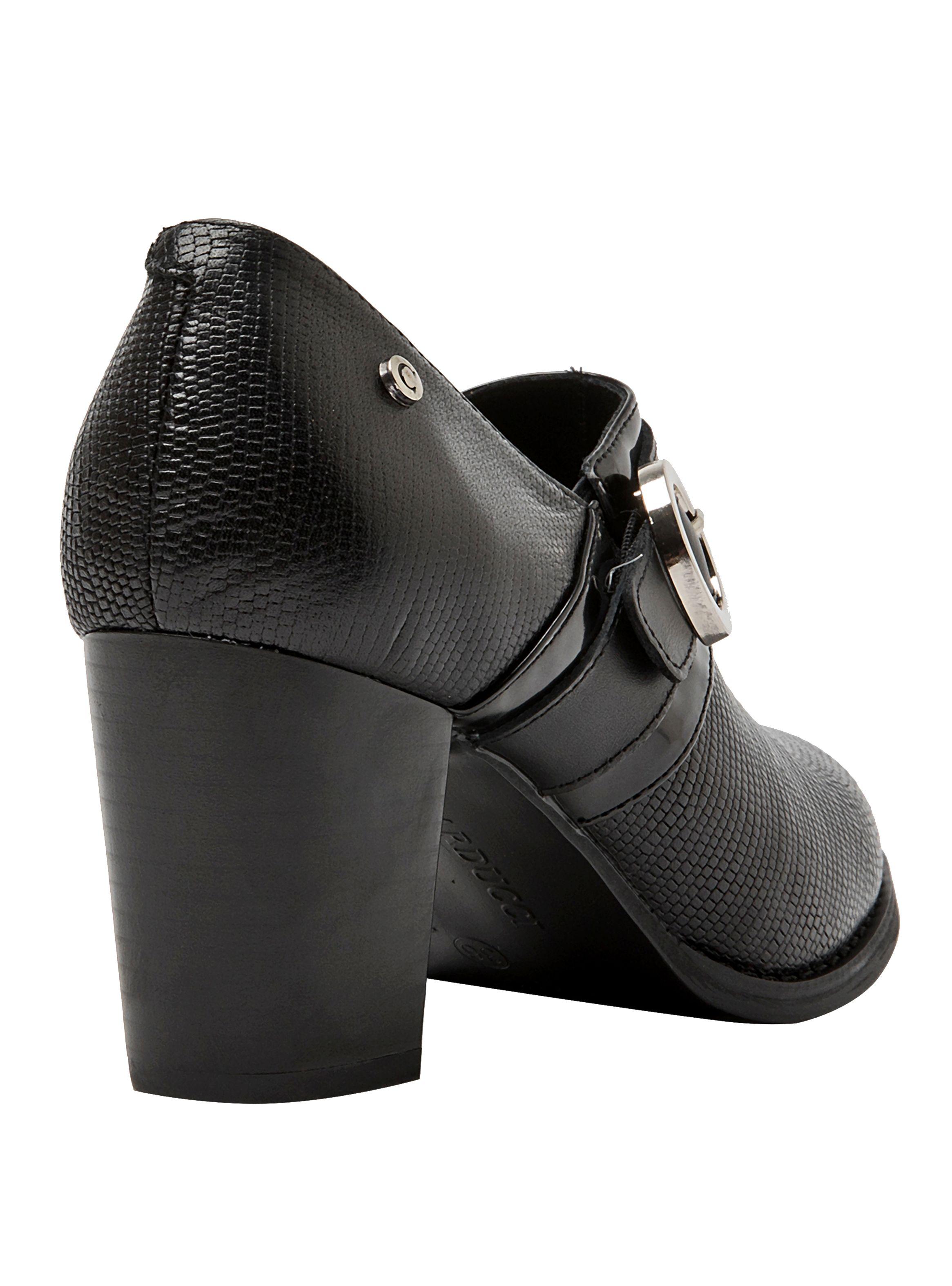 Zapato Casual Cuero Cj043 Mujer-4