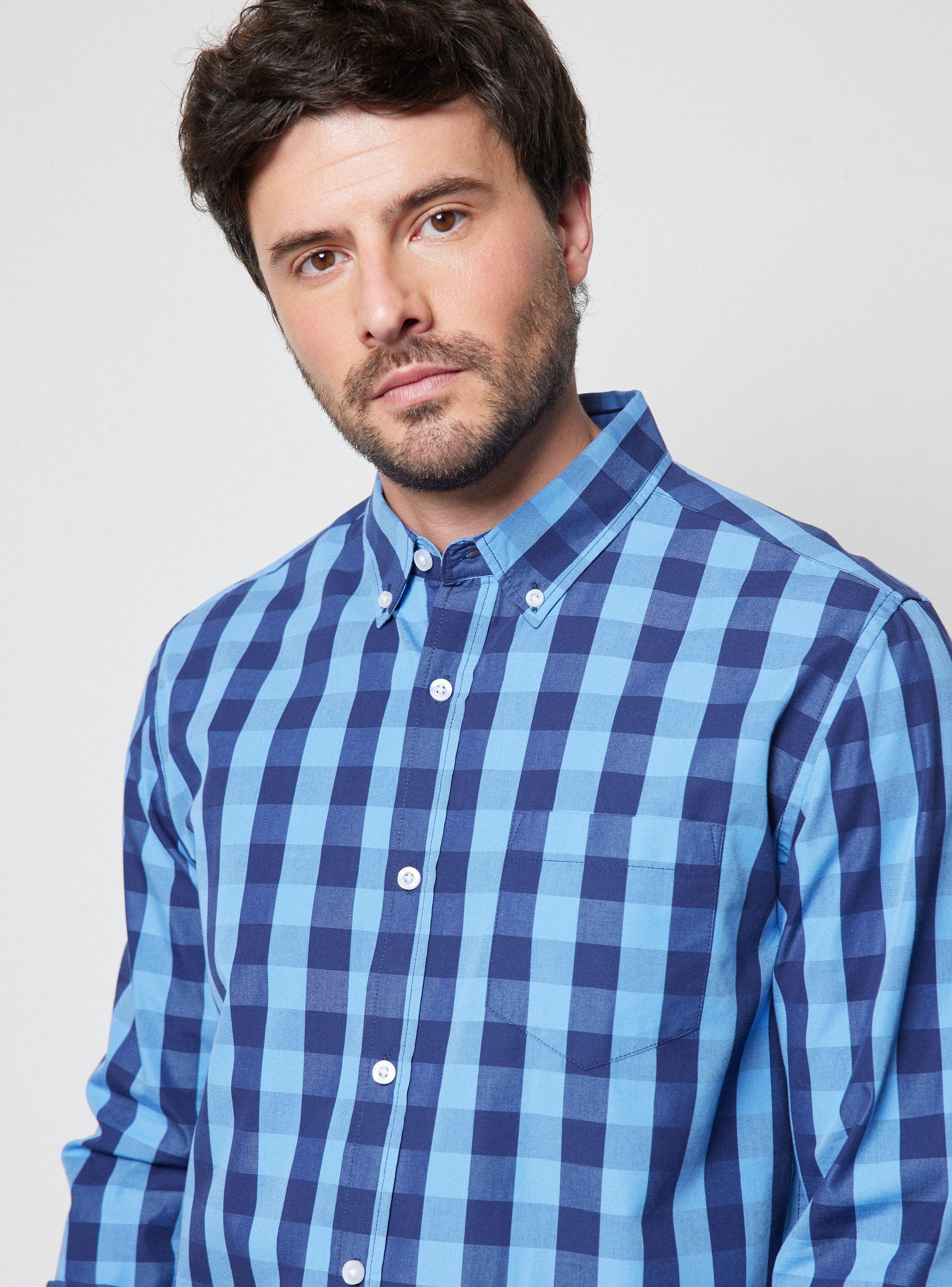 Camisa ML Cuadros Grandes Regular Fit-2