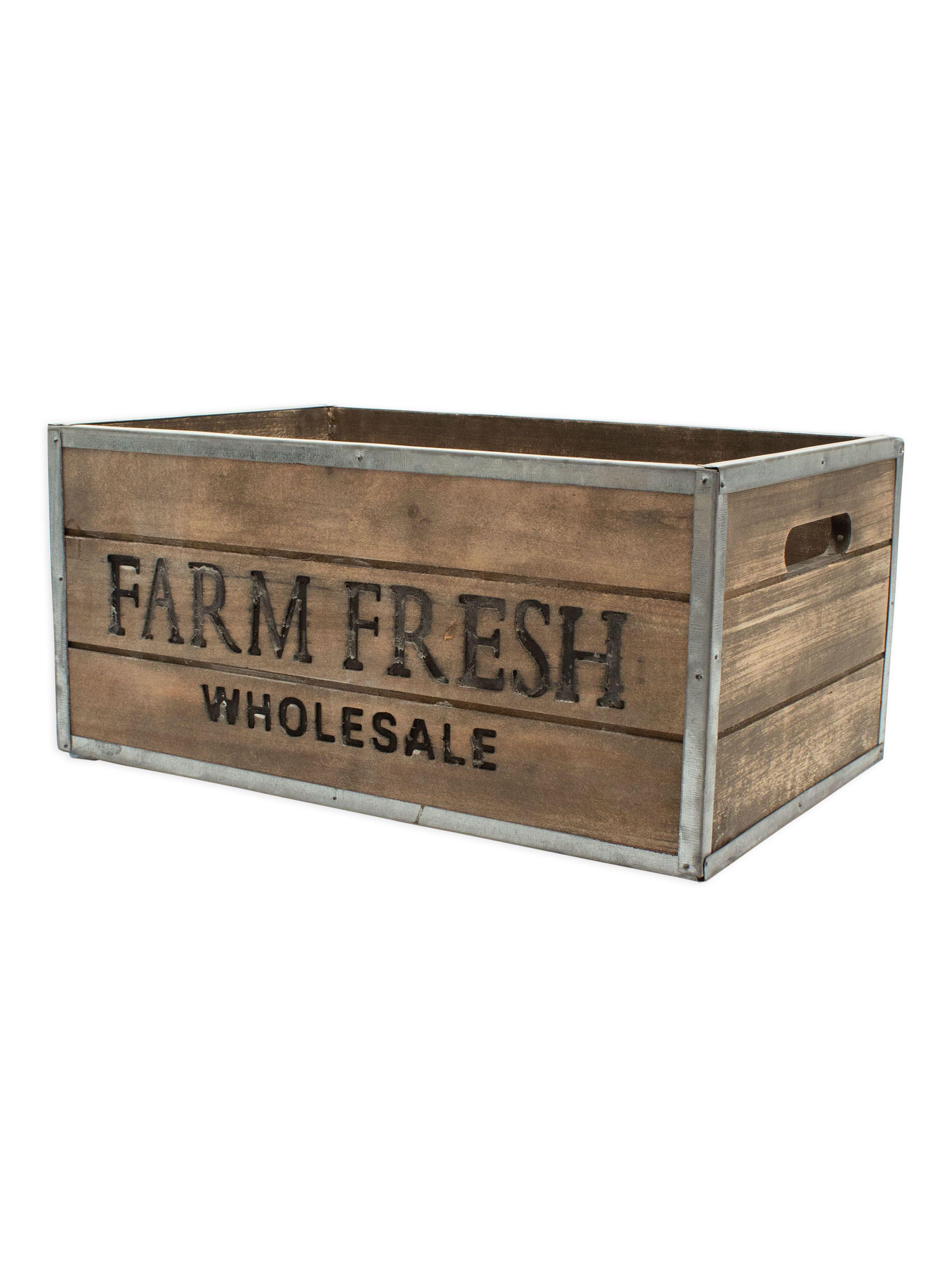 Caja Decorativa Madera 32 x 22 x 15 cm-1