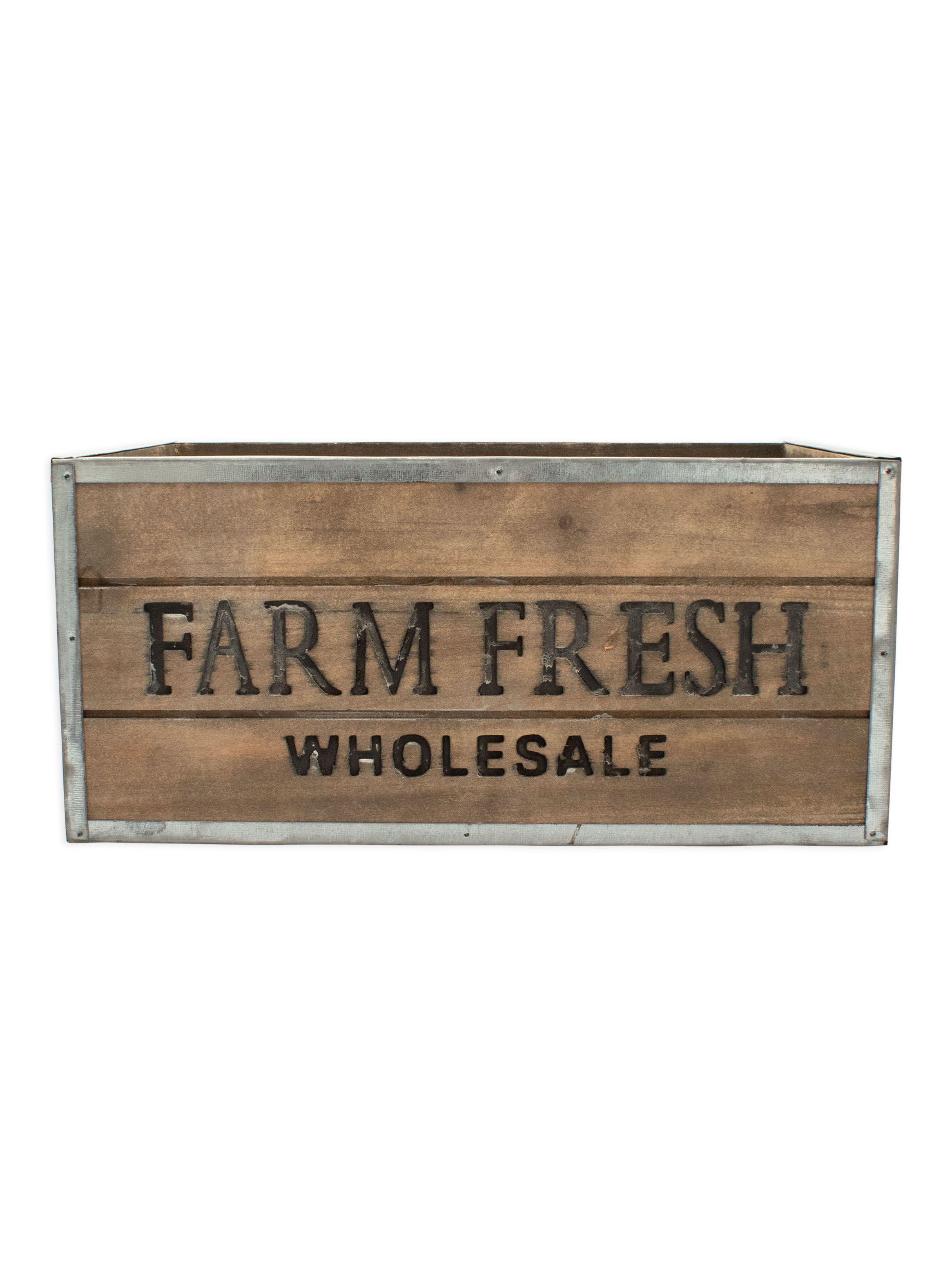 Caja Decorativa Madera 32 x 22 x 15 cm-0