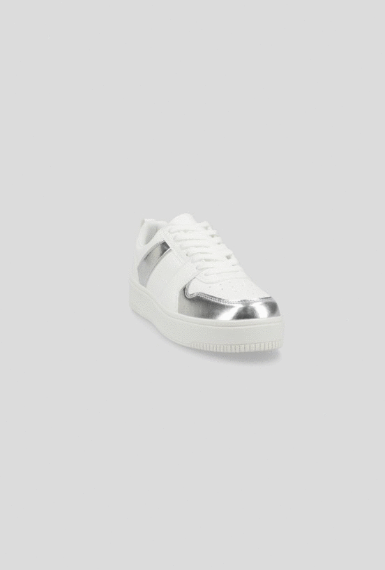 Zapatilla Urbana Detalles Metalizados Mujer-4