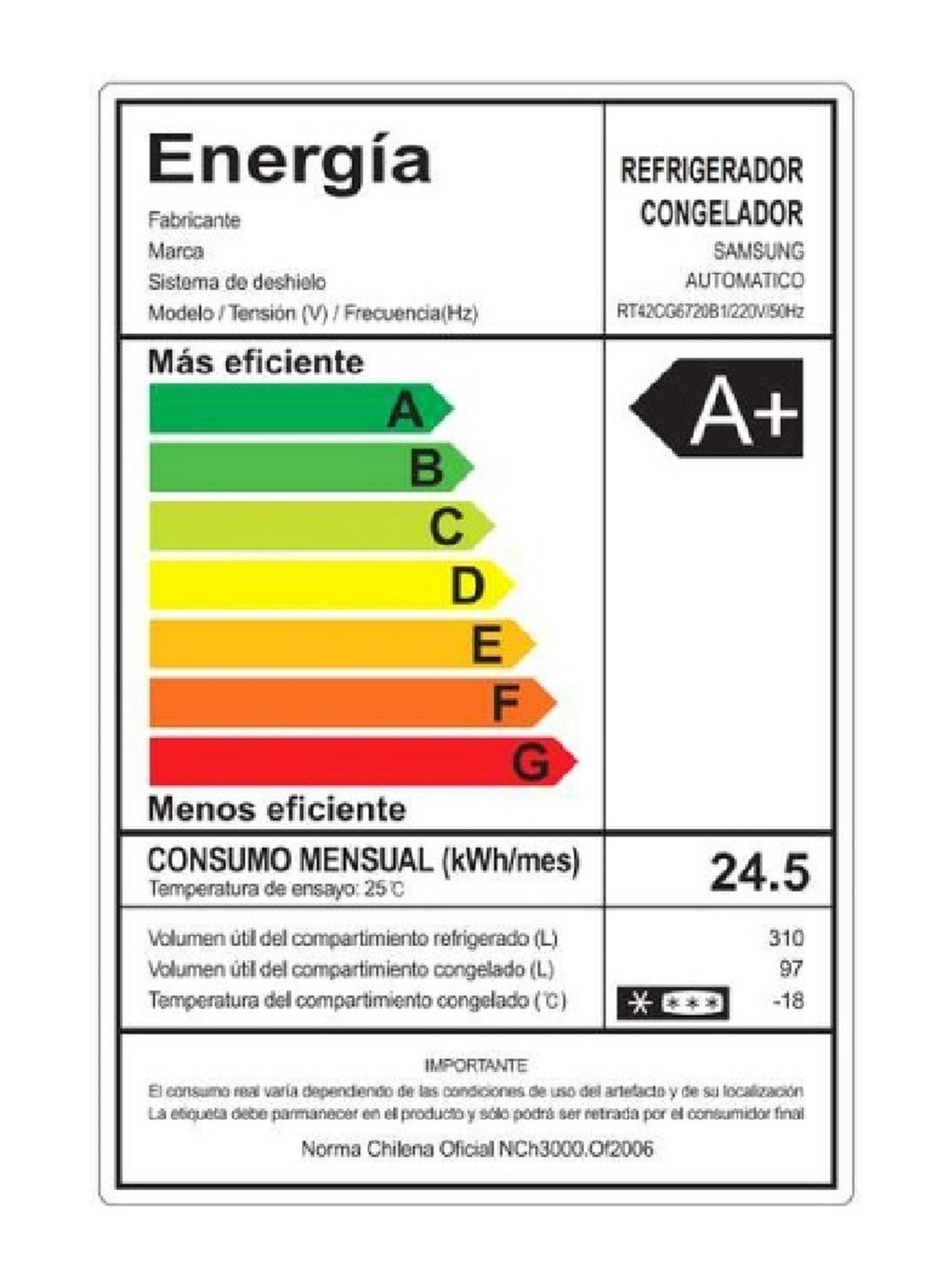 Refrigerador Top Mount Freezer No Frost 407 Litros RT42CG6720B1ZS Space Max-9
