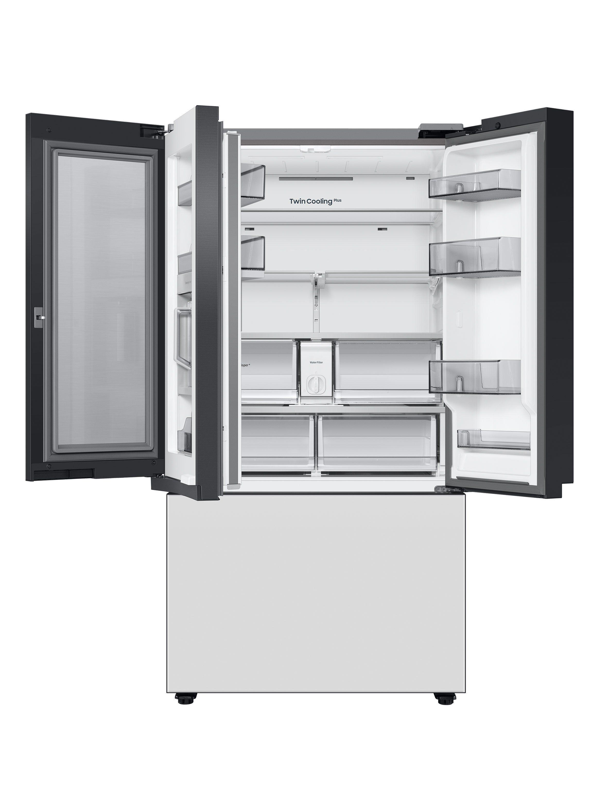 Refrigerador FDR Bespoke 550 Litros con Beverage Center + Paneles Blancos-1