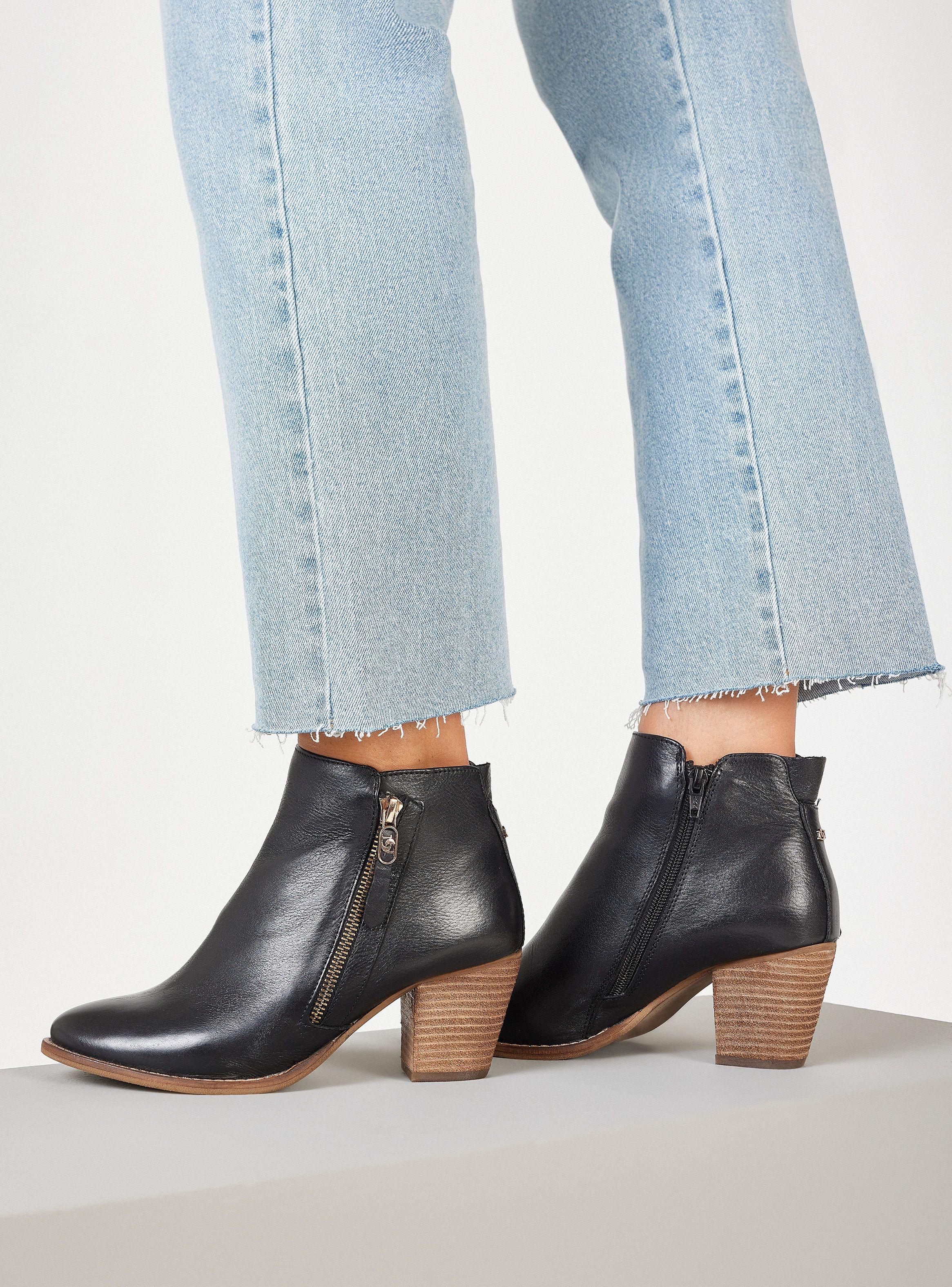 Botín Paicey Cuero Mujer-0