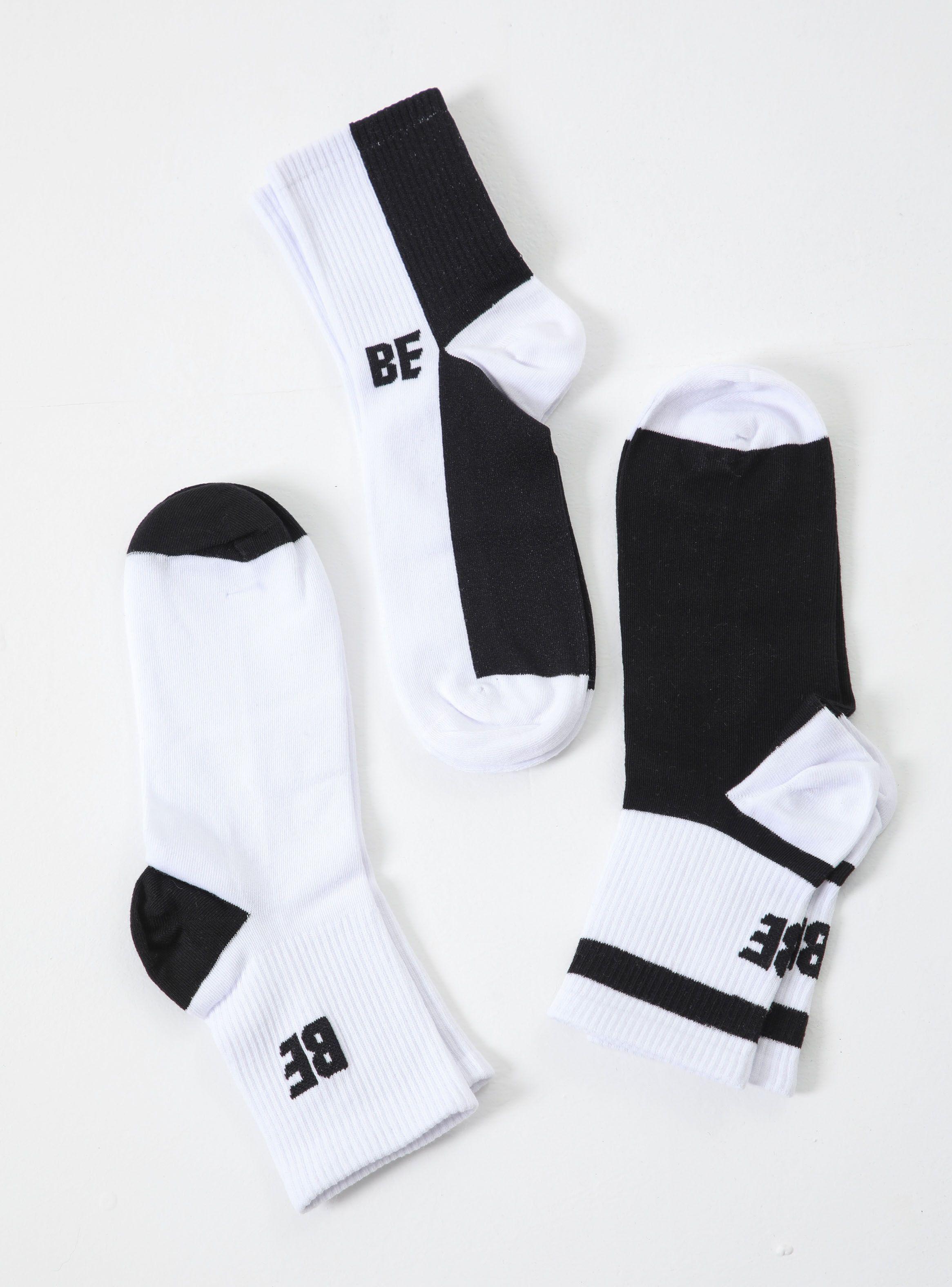 Tripack Calcetín Largo Medio Multicolor-0