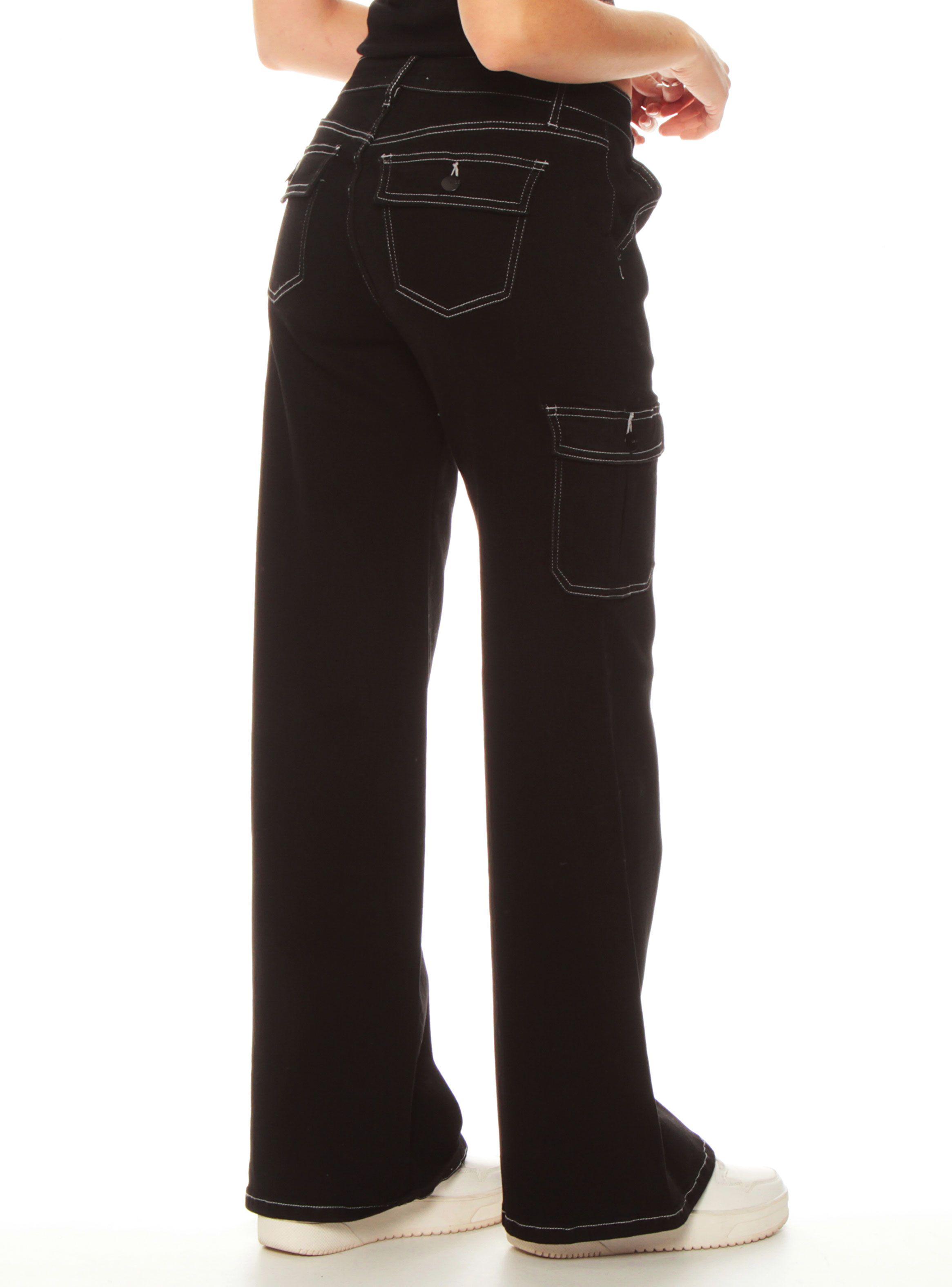 Skater Jeans Cargo Tiro Bajo-1