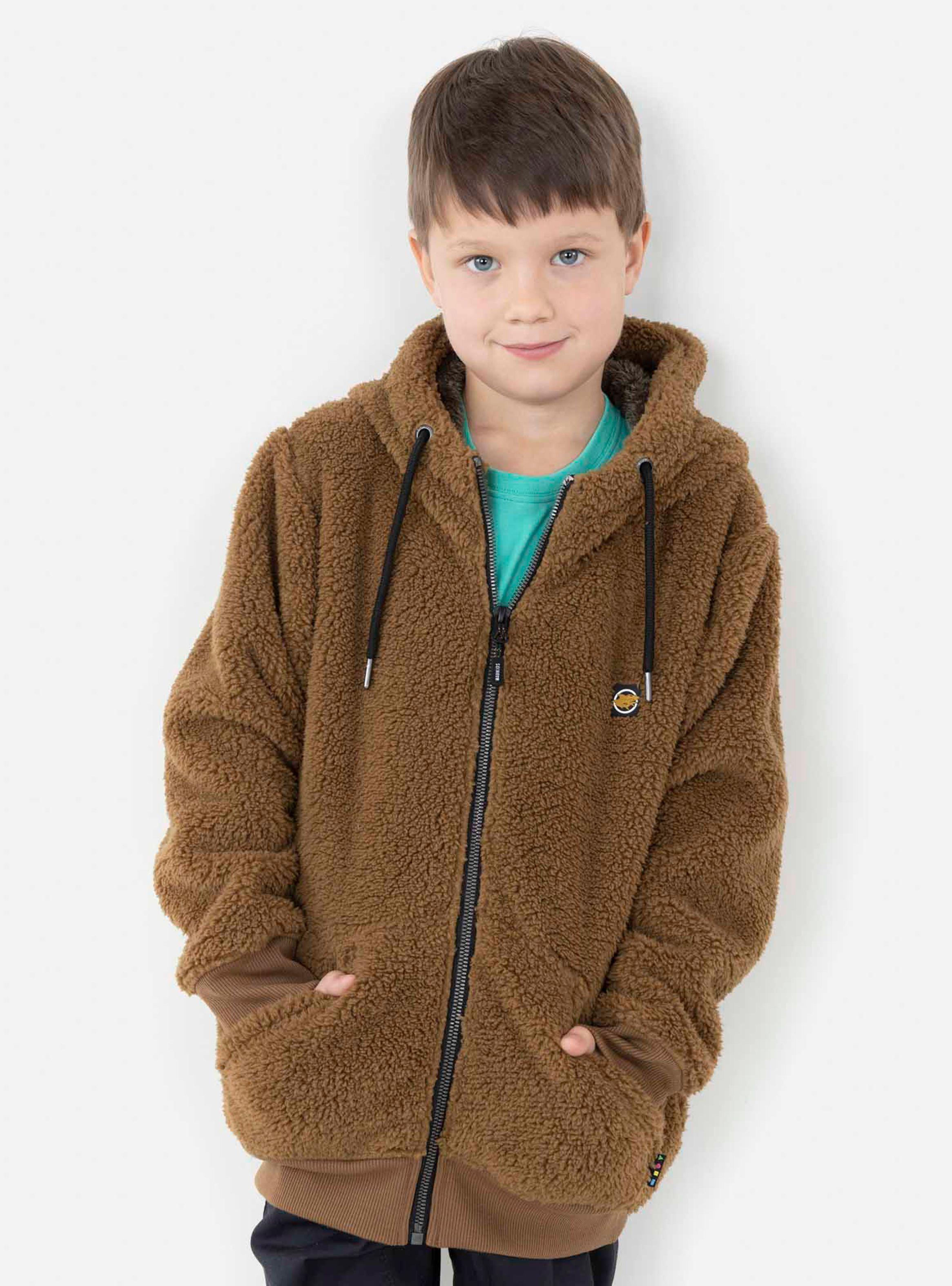 Polerón Chiporro Khaki Cordón Niño-0