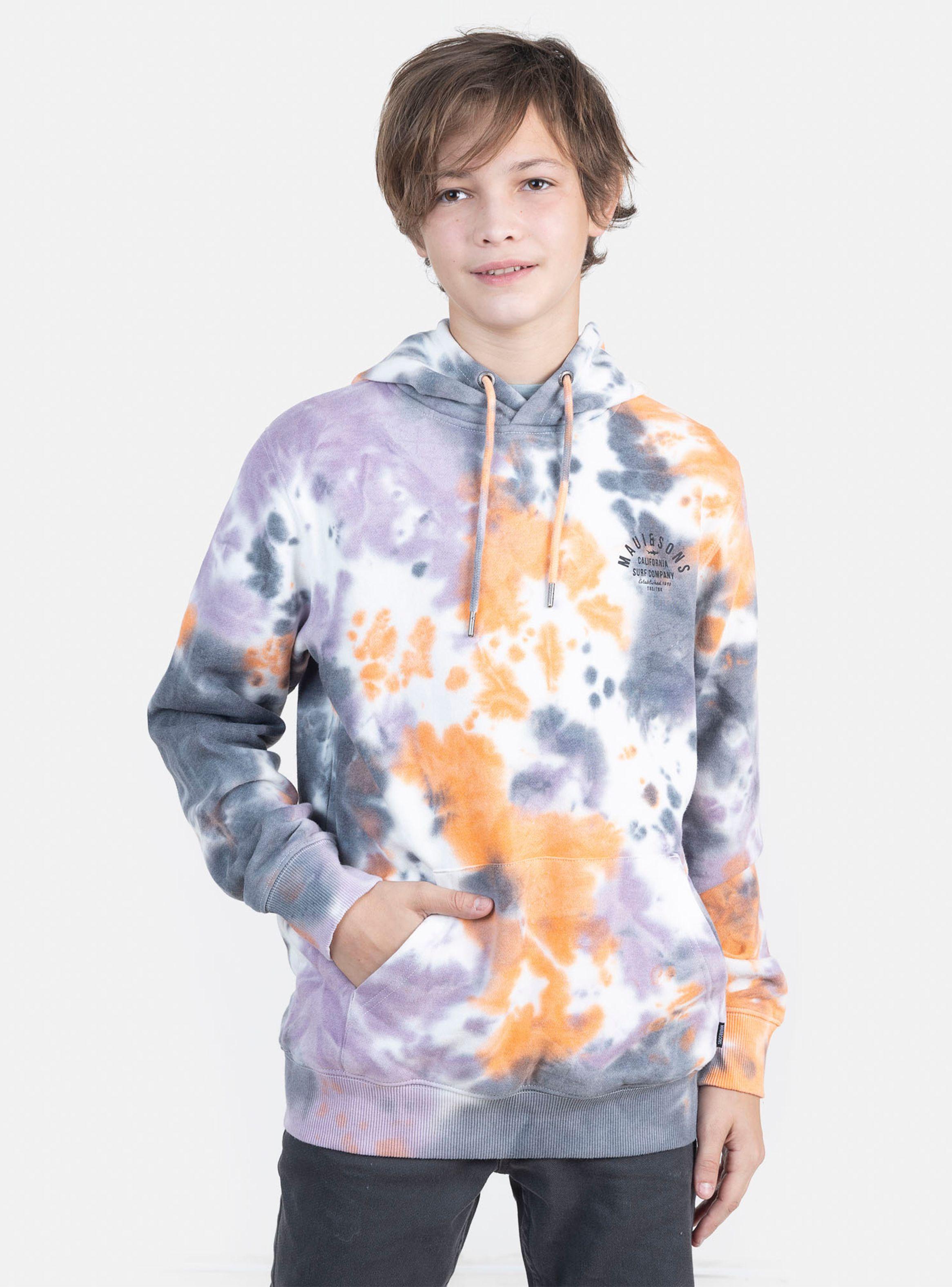 Polerón Manga Larga con Cierre Niño Diseño Tie Dye-0