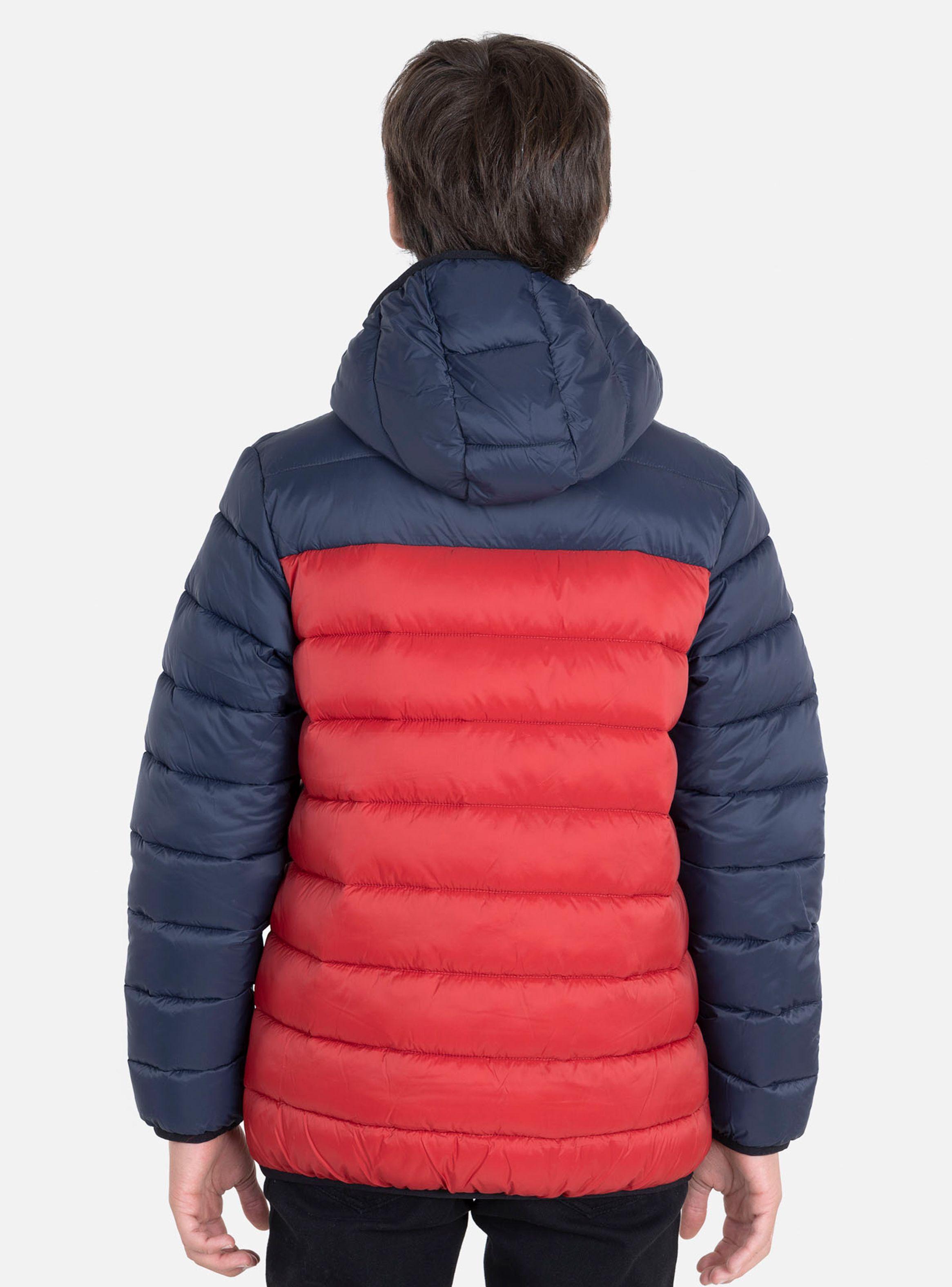 Parka con Capucha Bicolor-1