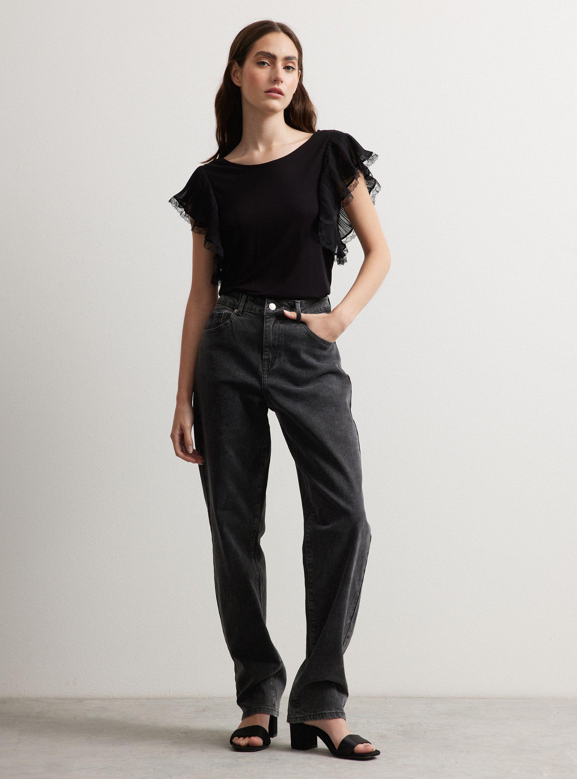 Polera Mangas Corta Con Vuelos-4