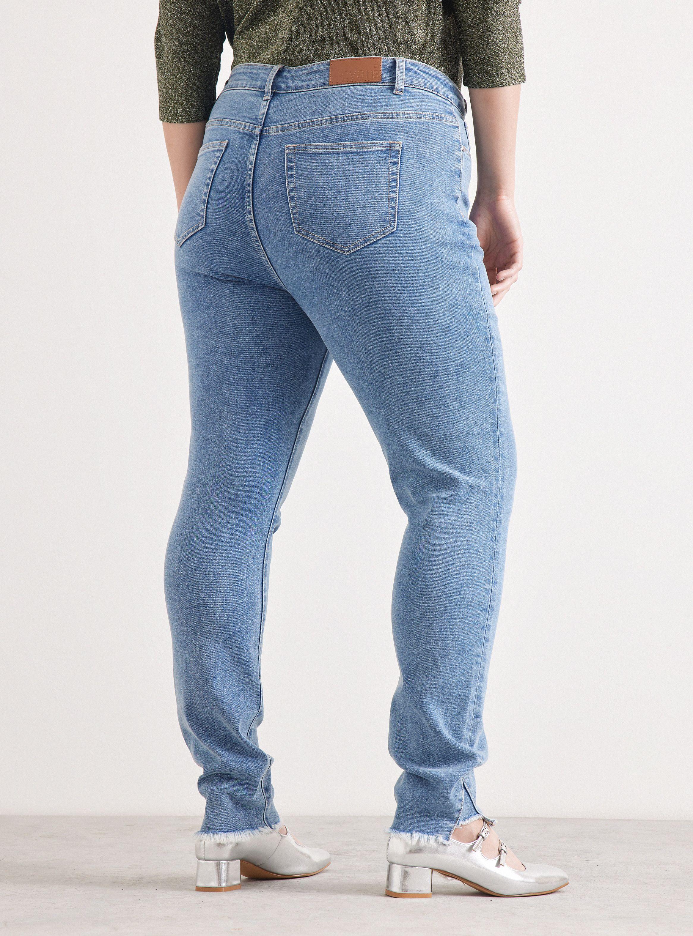 Jeans Con Detalle Apertura Bota-1