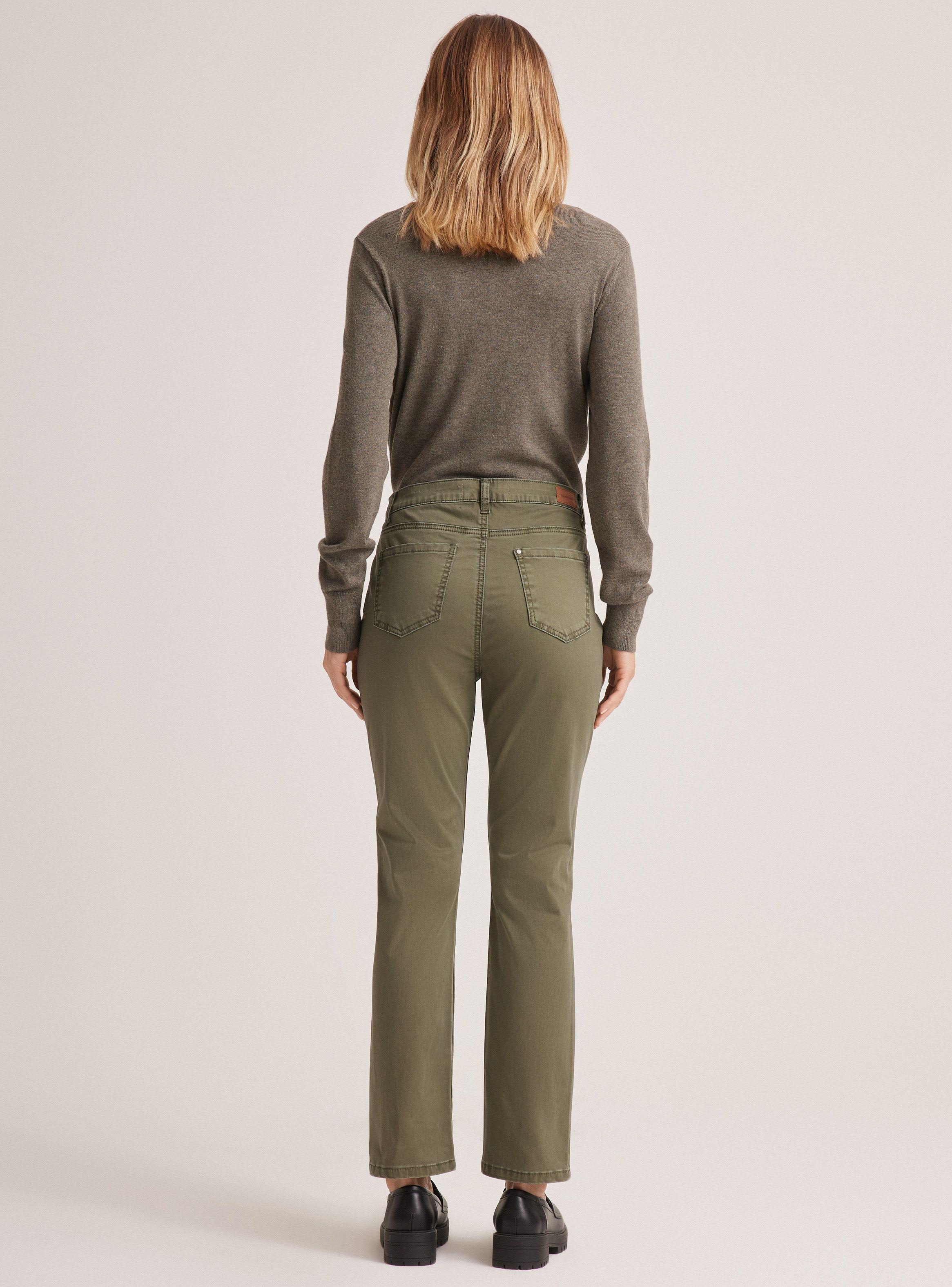 Pantalón Recto Color-5