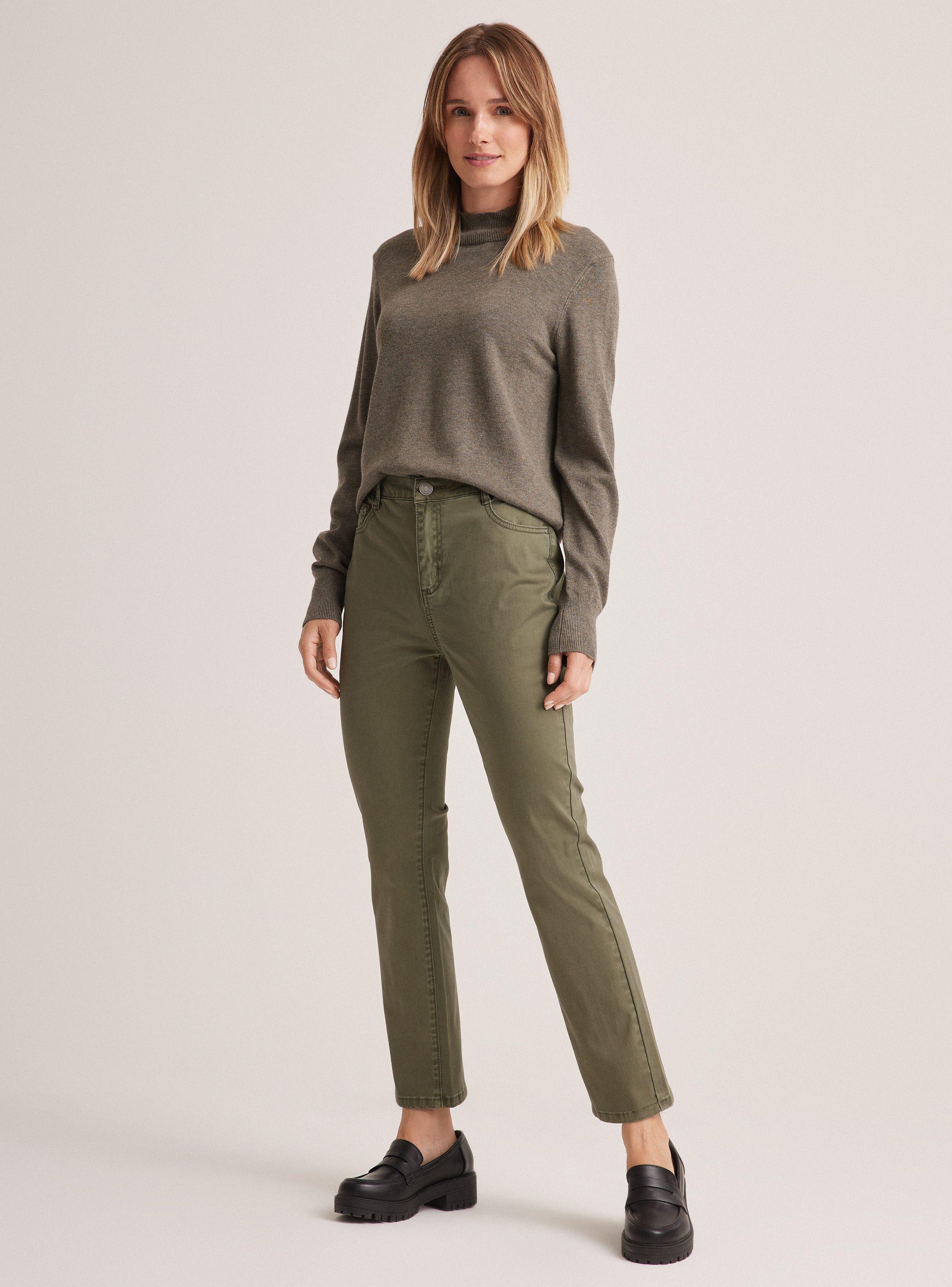 Pantalón Recto Color-4