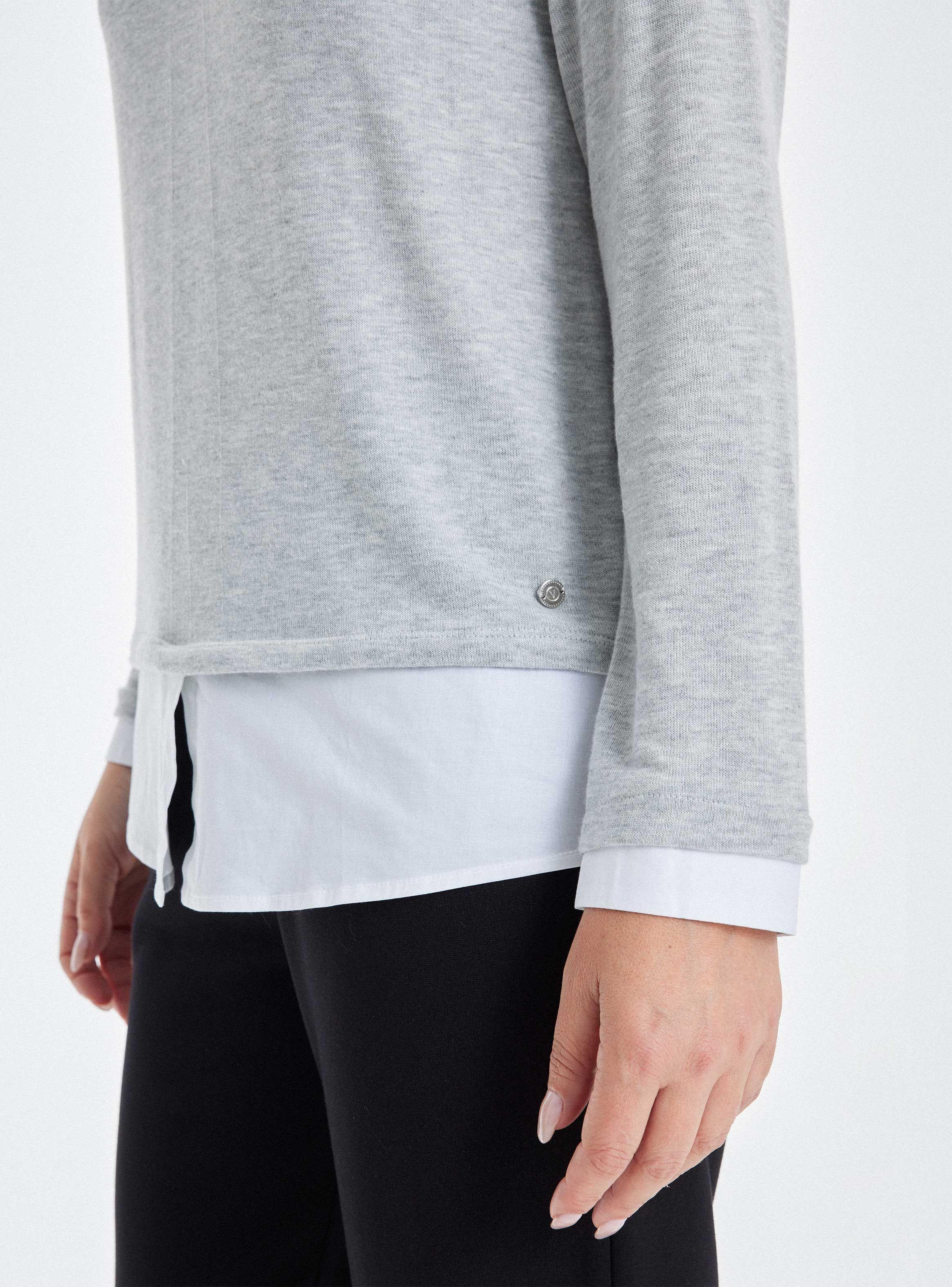 Sweater Manga Tejido Liviano Con Blusa Interior-3