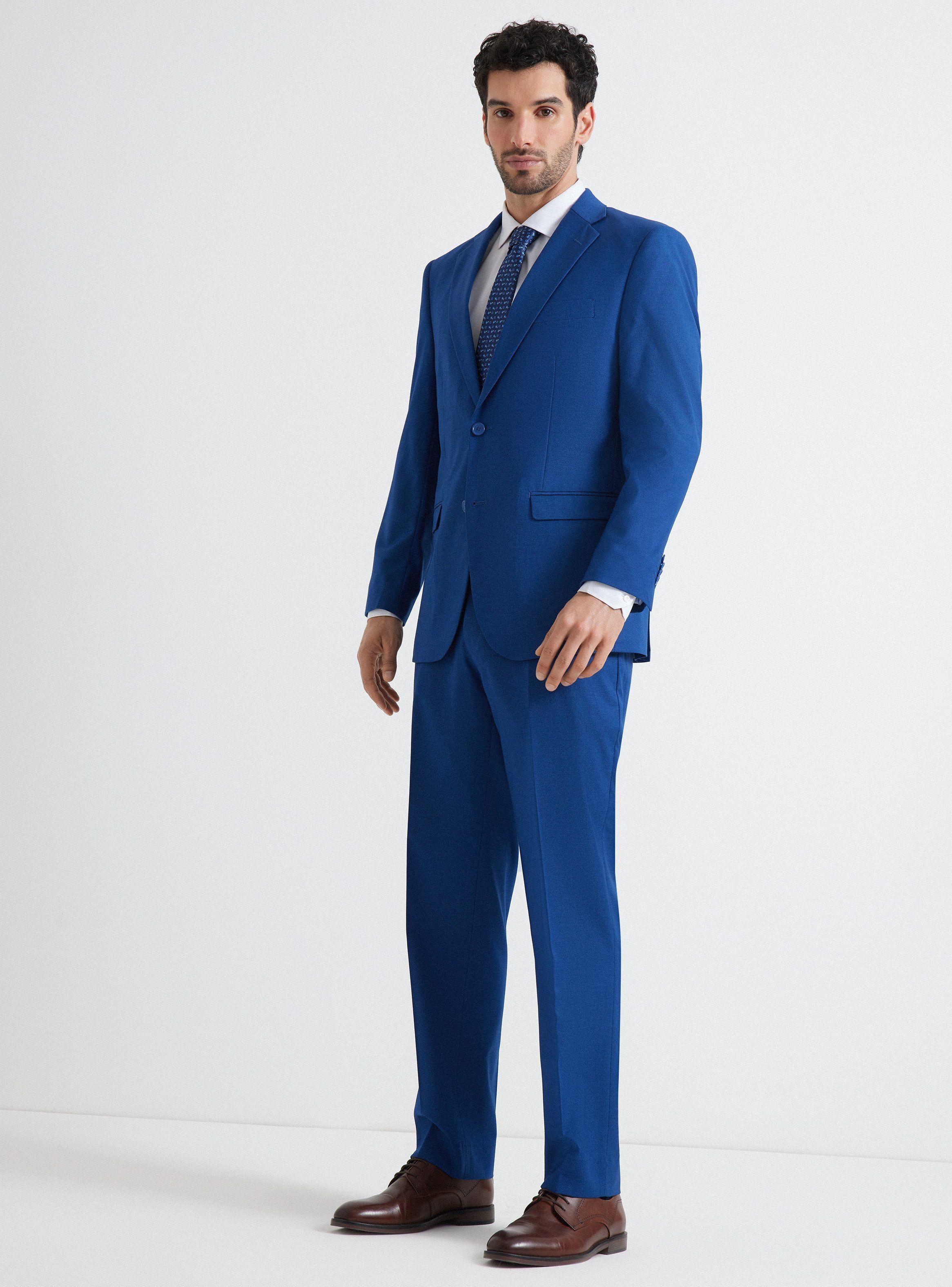 Traje Recto Texturado 4 Regular Fit de Johnson Classic