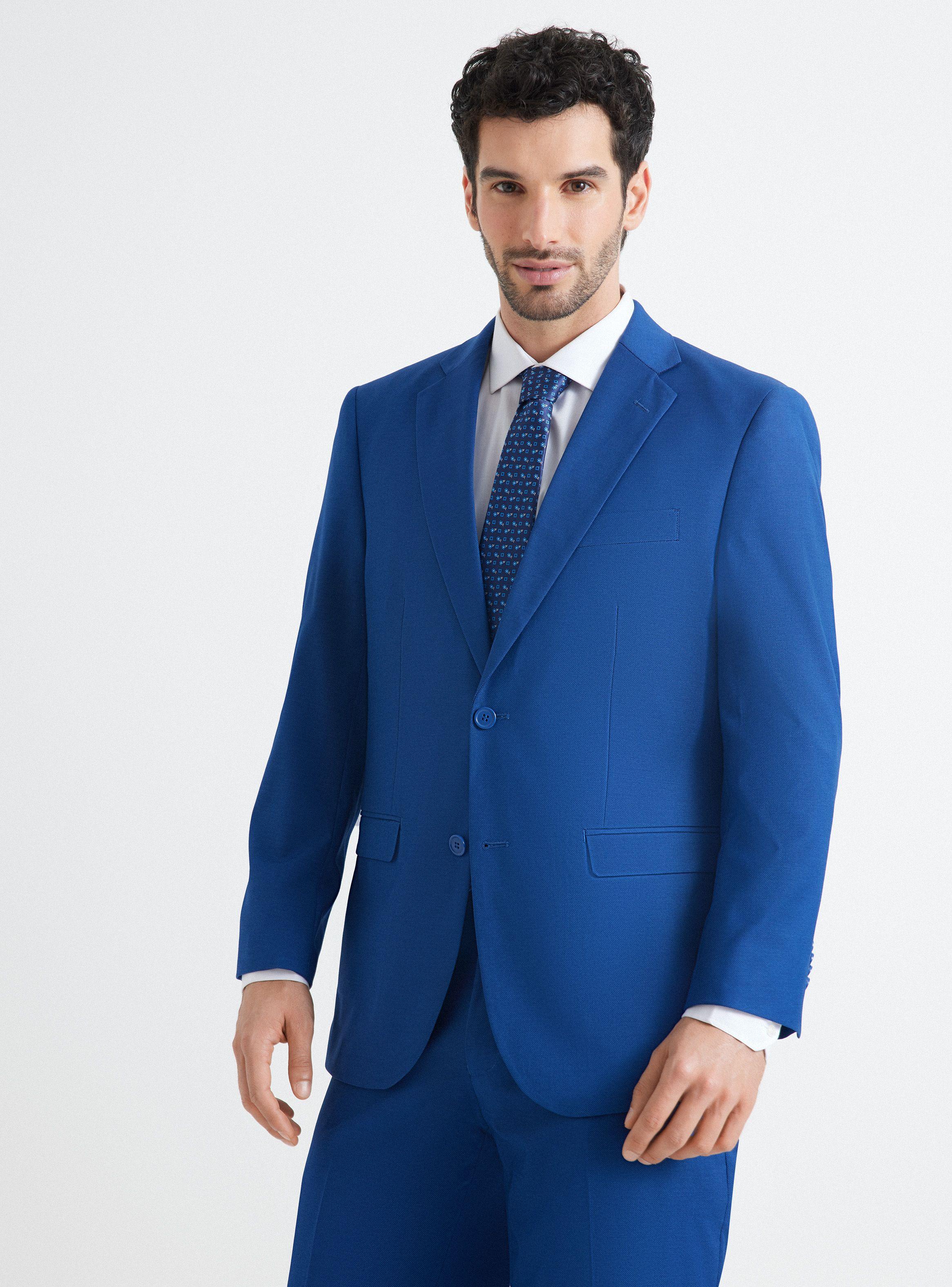 Traje Recto Texturado 4 Regular Fit de Johnson Classic