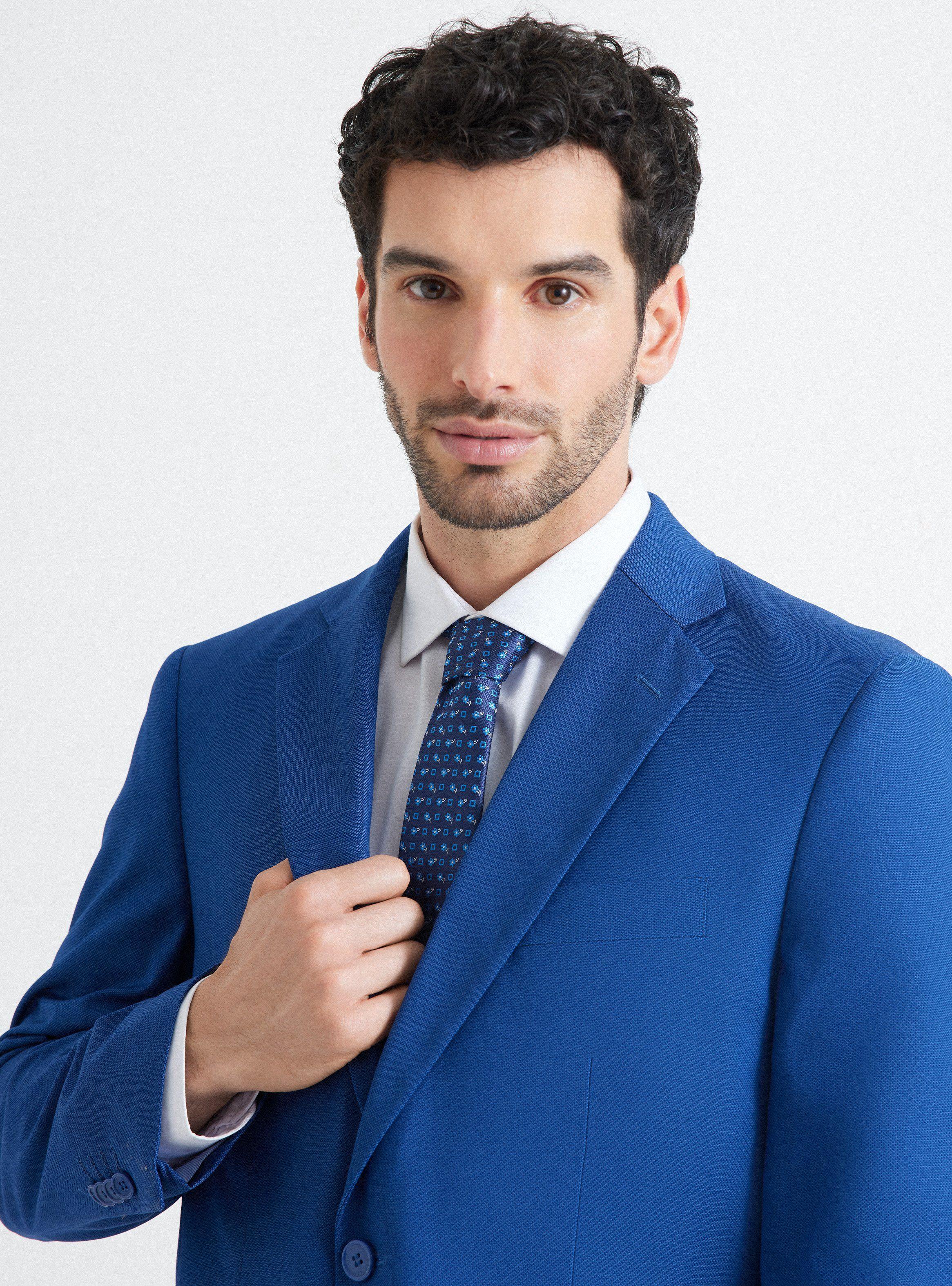 Traje Recto Texturado 4 Regular Fit de Johnson Classic