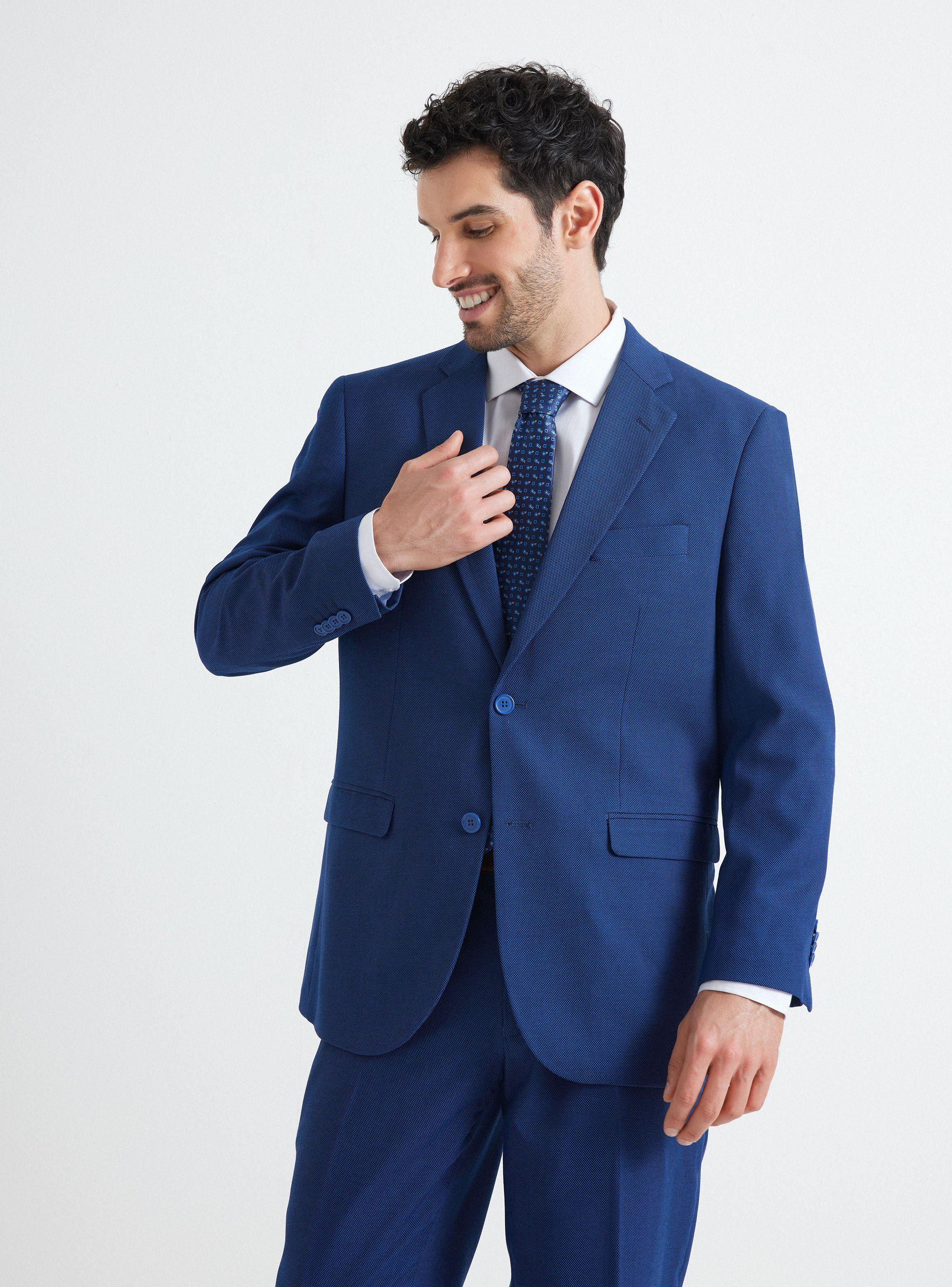 Traje Recto Ojo Perdíz Regular Fit-0