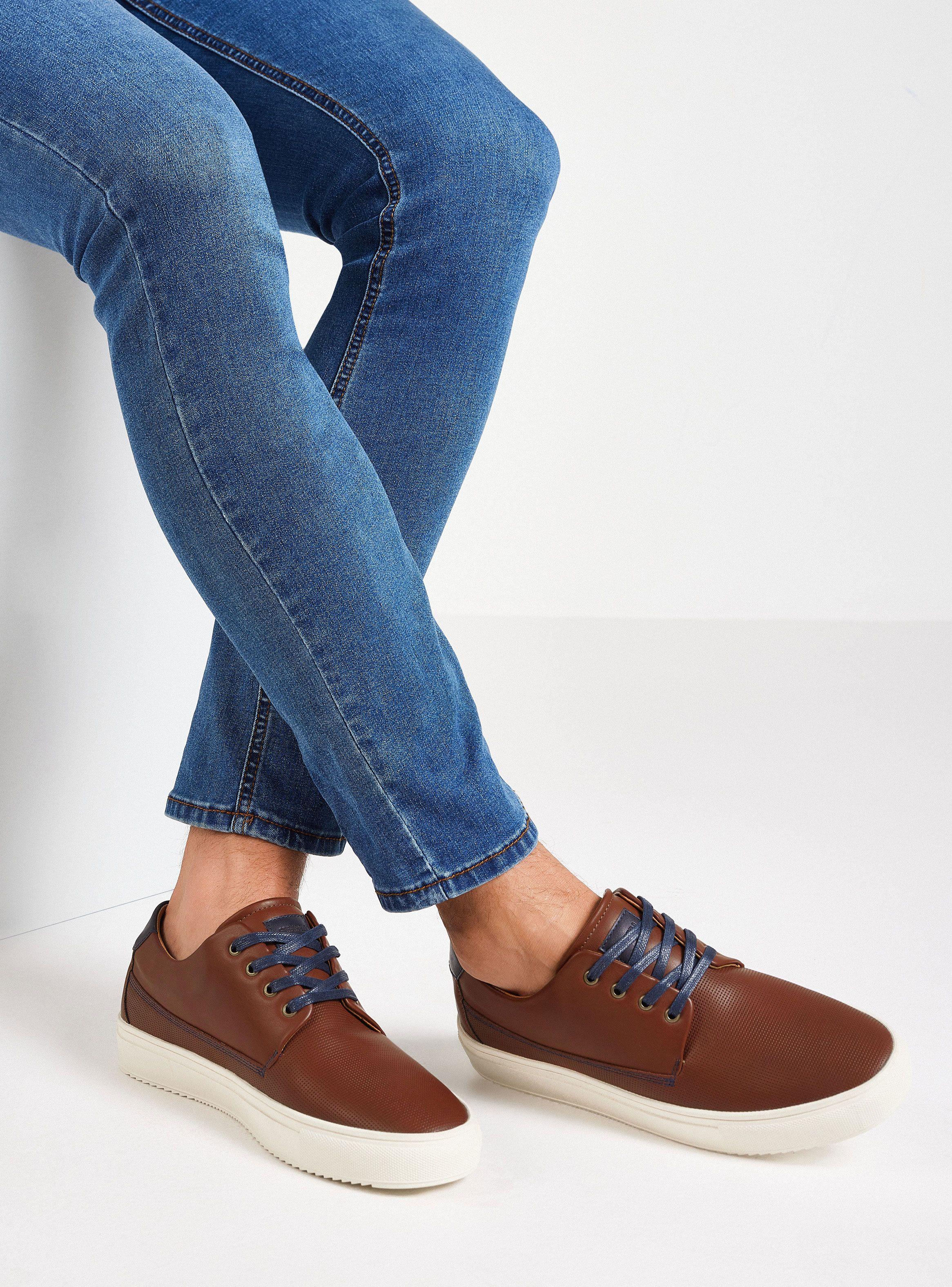 Zapatilla Urbana Plantilla Cuero Hombre-0