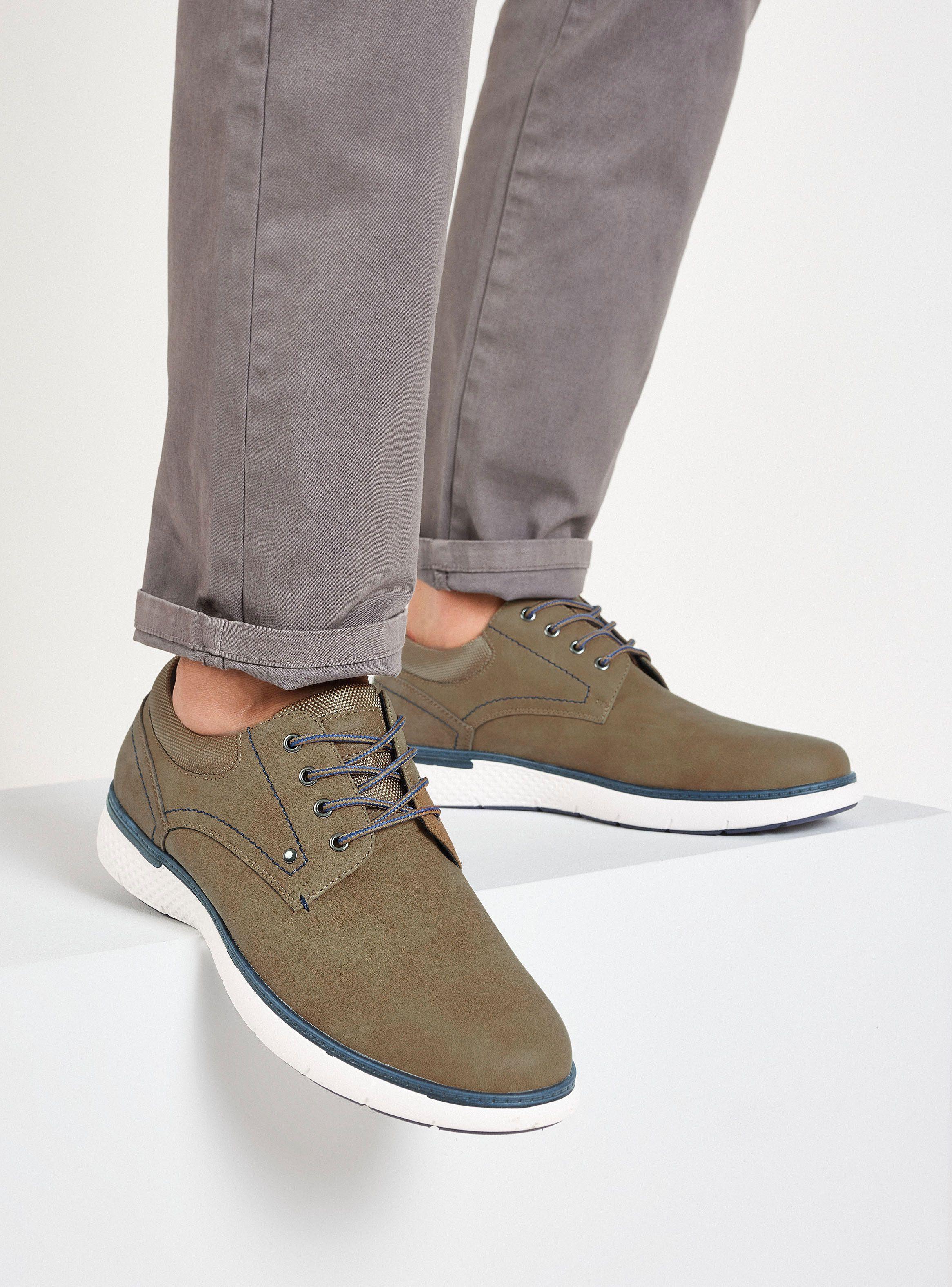 Zapato Casual con Plantilla Cuero Hombre-0