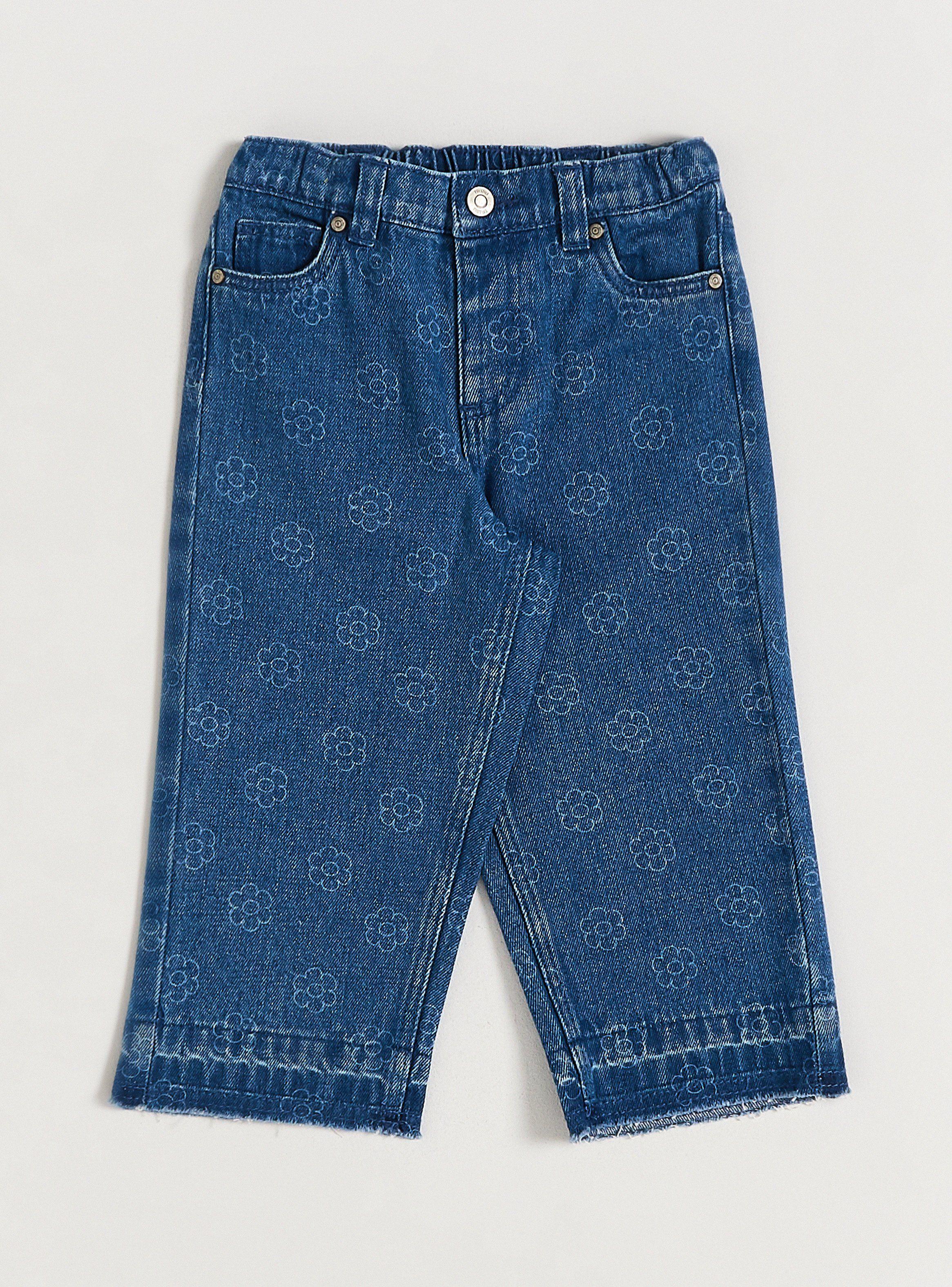 Pantalón Wide Leg Con Estampado-0