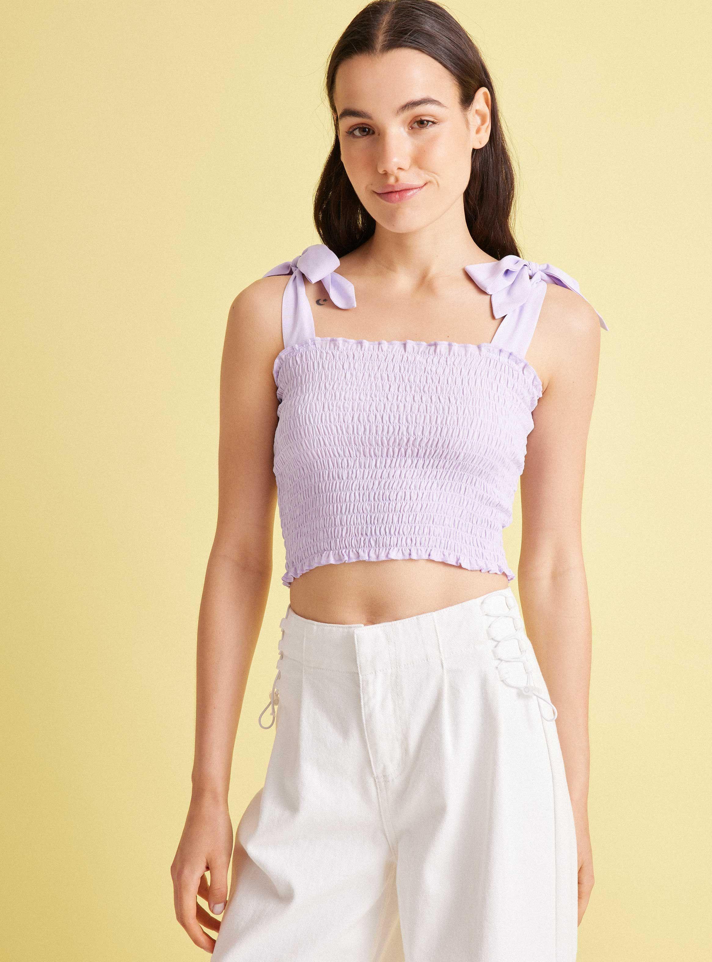 Polera Panal Amarras Hombro-0