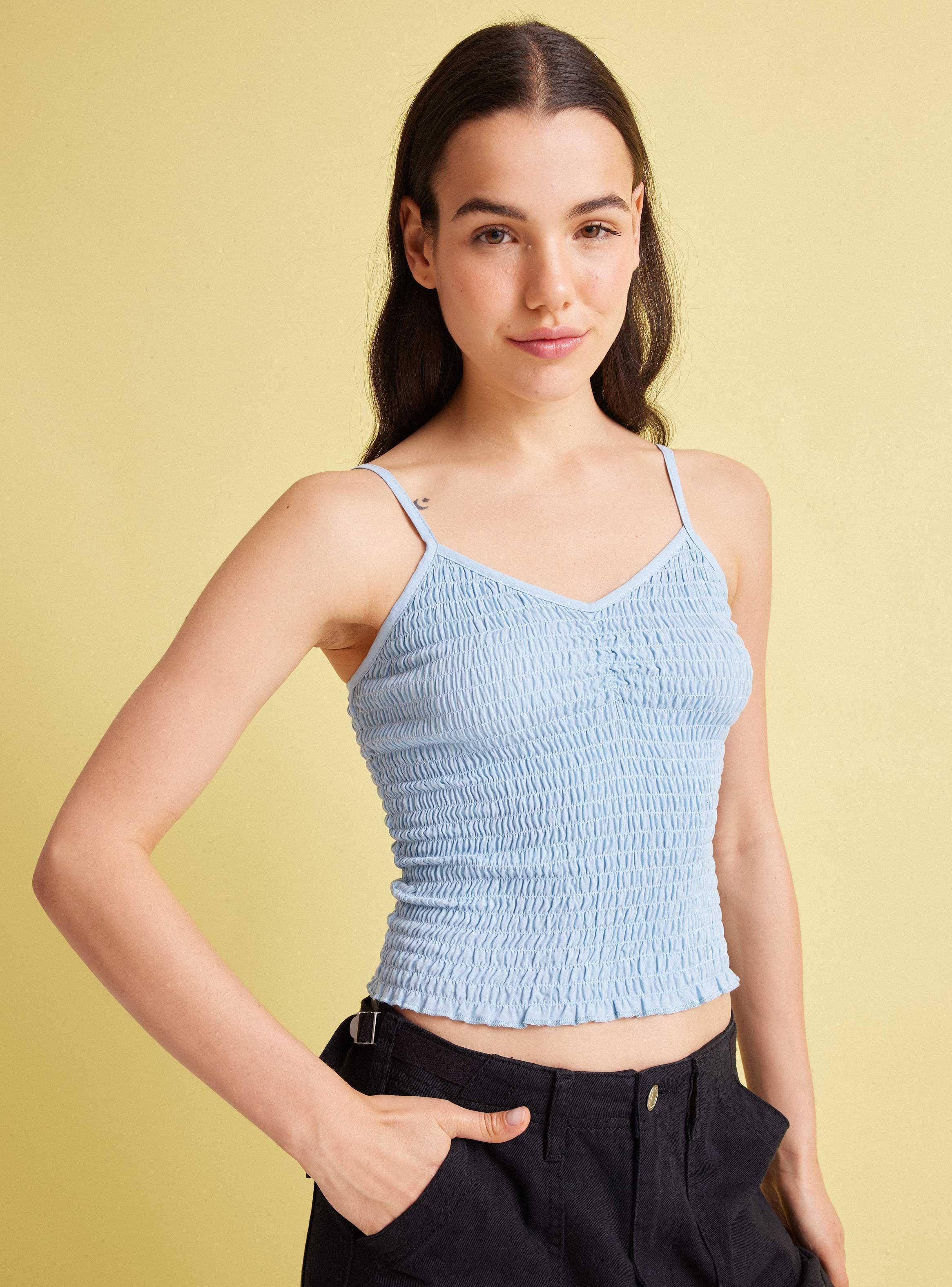 Polera Panal Vuelos Escote-0