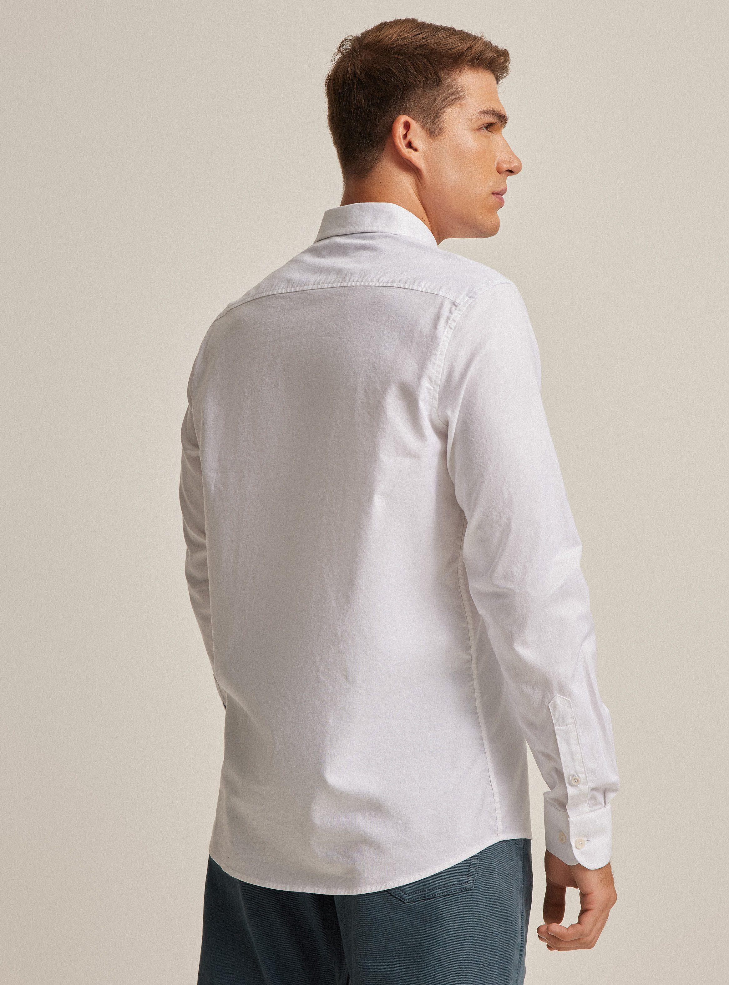 Camisa de Vestir Oxford blanca-1