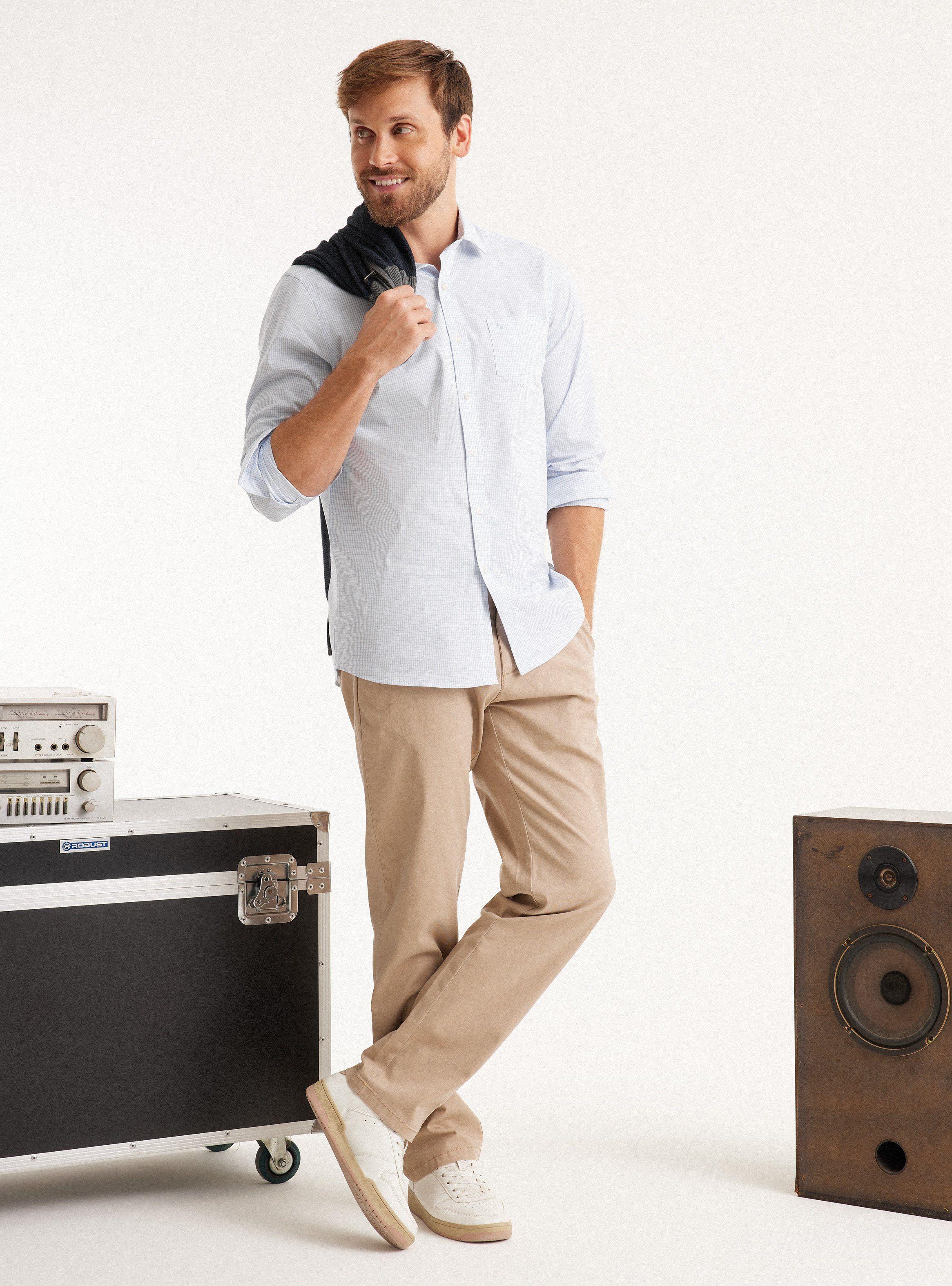 Camisa de Vestir Performance Cuadros-4