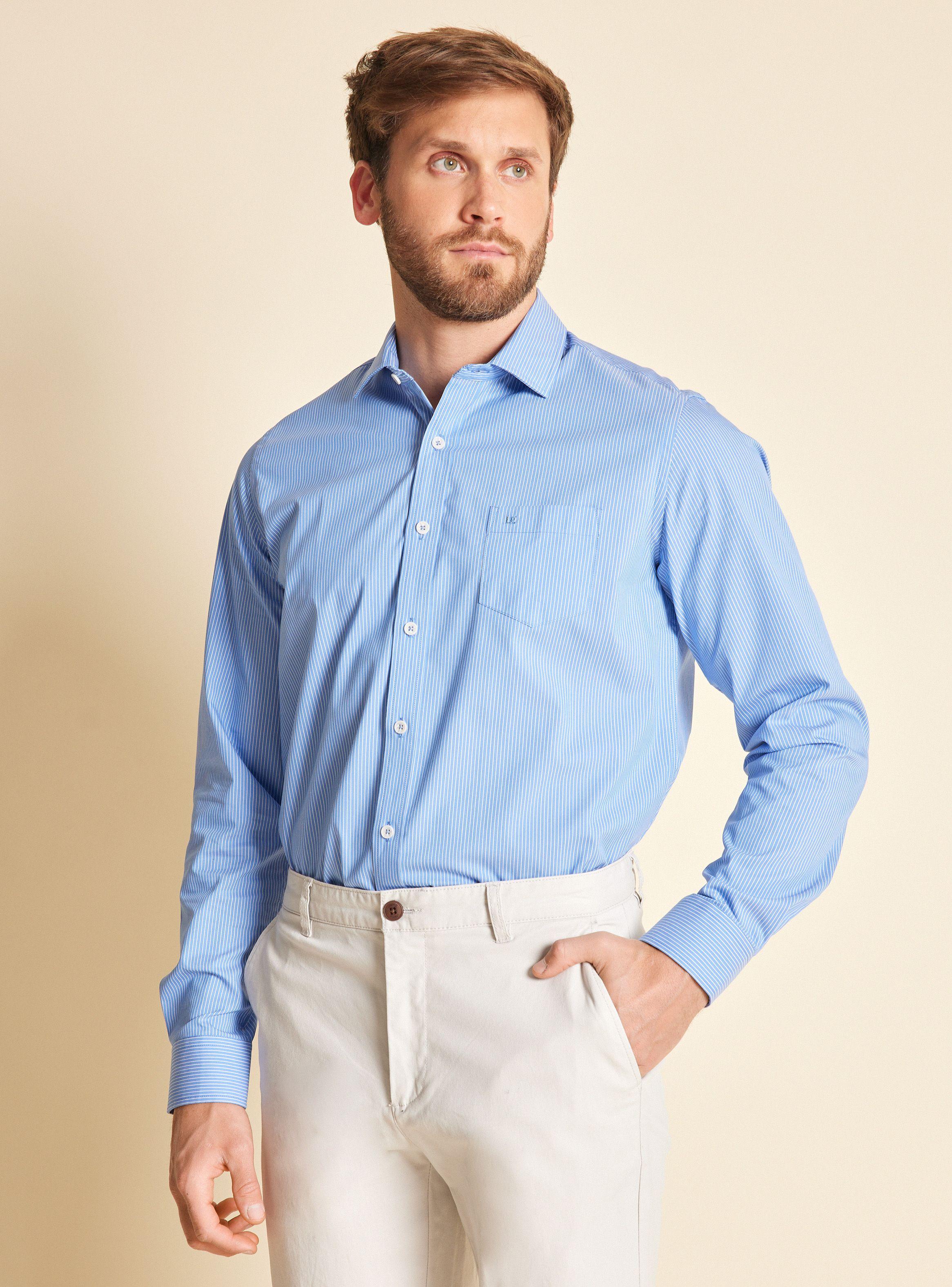 Camisa de Vestir Performance Rayas-0