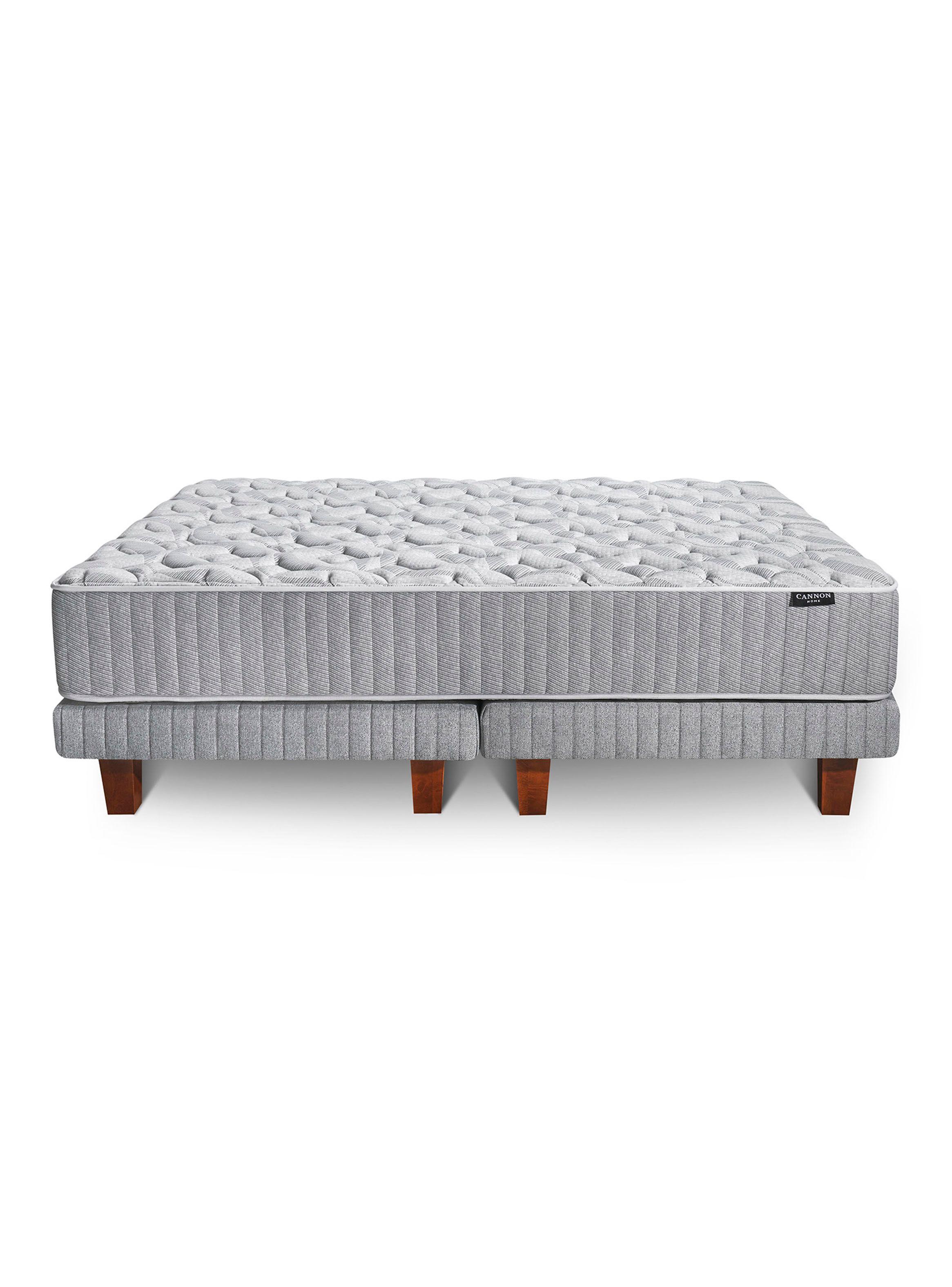 Cama Europea Hybrid Wool 2 Plazas Base Dividida-2