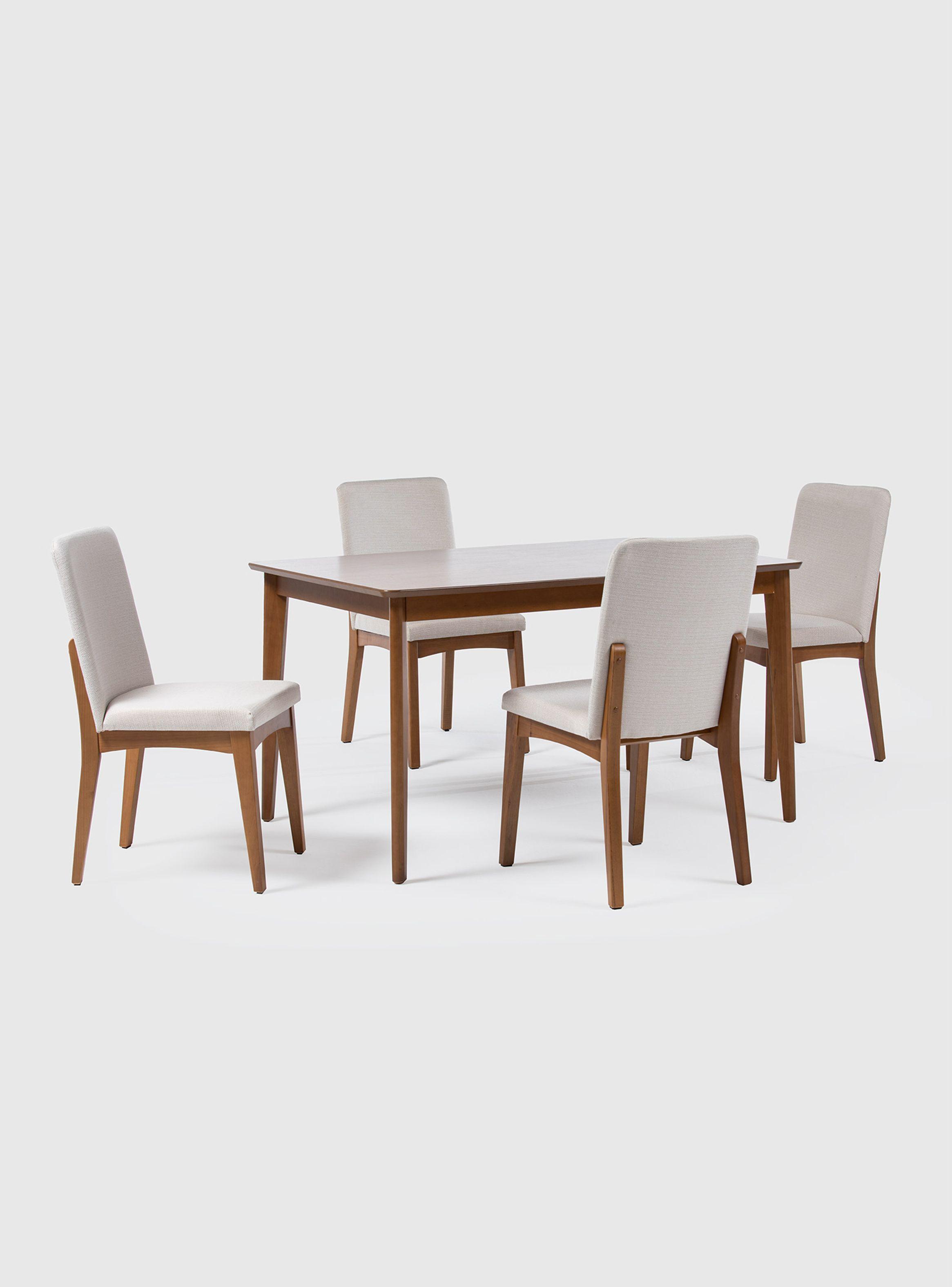 Juego Comedor Olive Natural + 4 Sillas Olive-0