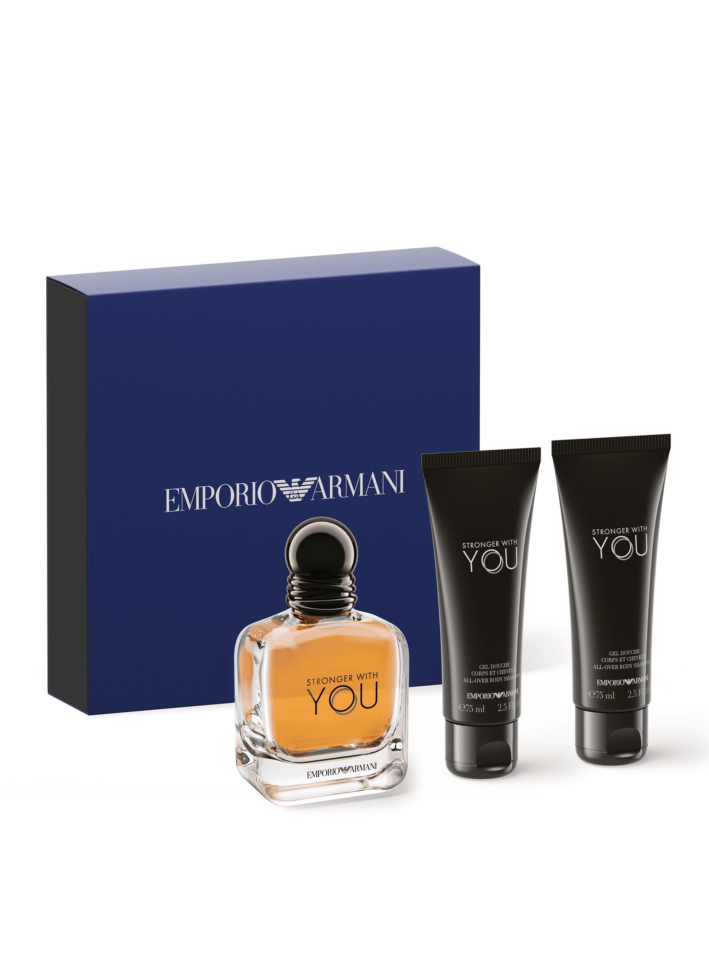 Set Perfume Giorgio Armani Stronger With You EDT 50 ml + 2 Gel de Ducha 75 ml-1