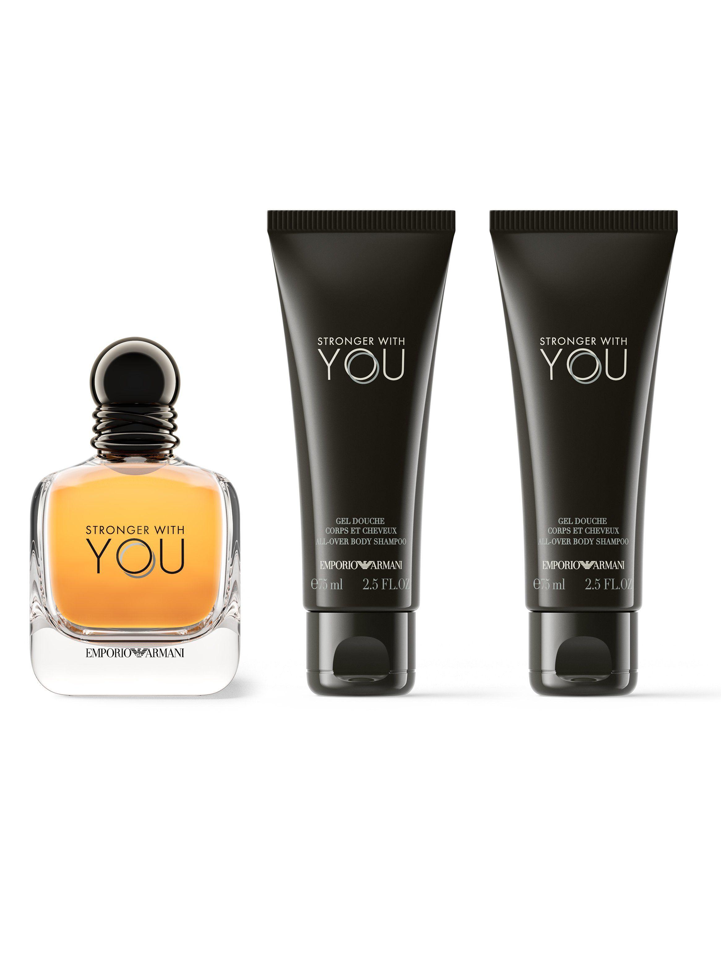 Set Perfume Giorgio Armani Stronger With You EDT 50 ml + 2 Gel de Ducha 75 ml-0