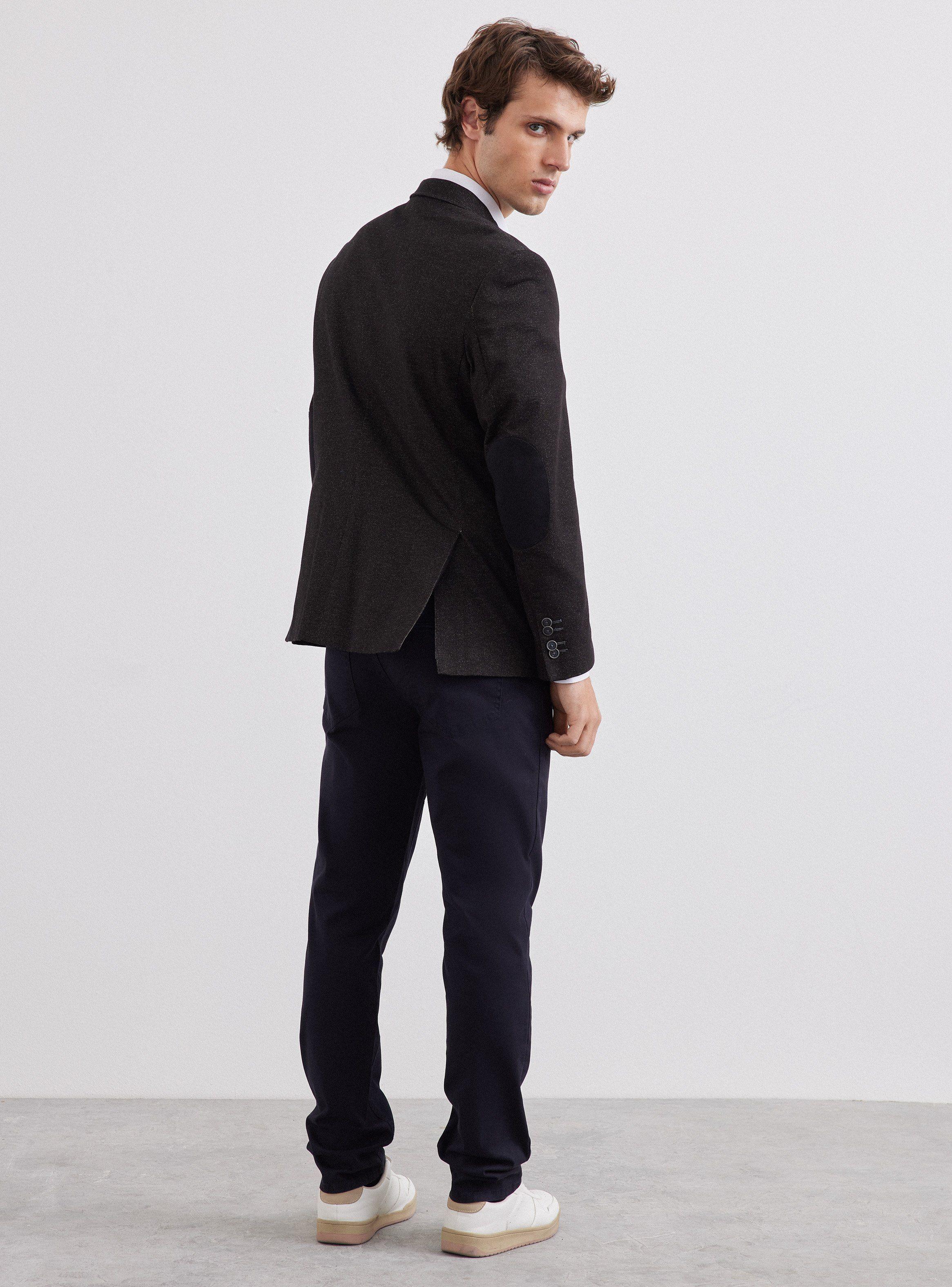 Vestón Recto Knit Slim Fit-5