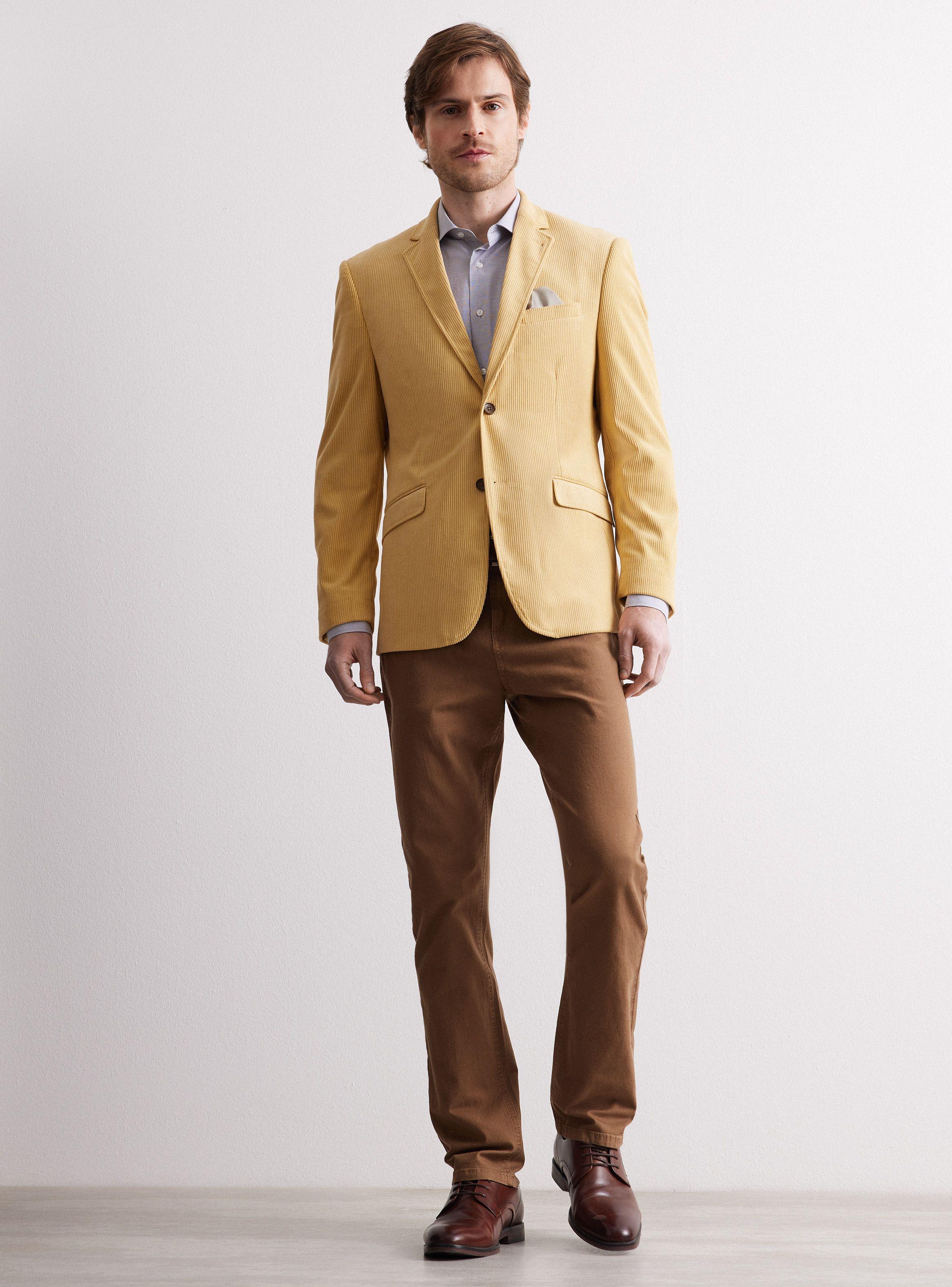 Vestón Cotelé Estilo Recto-4