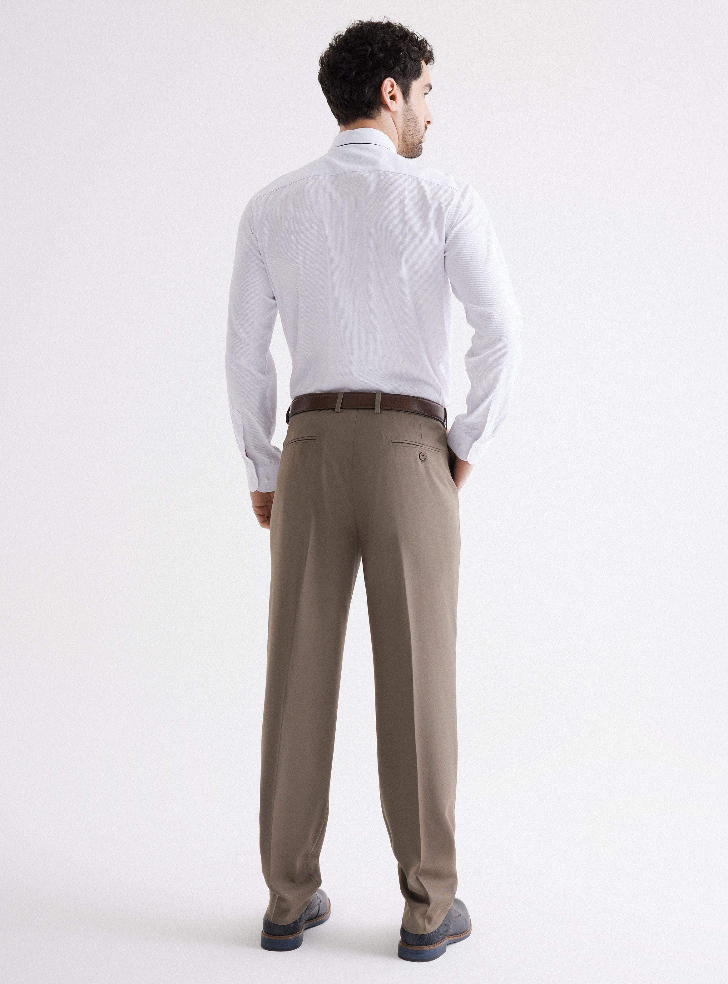 Pantalón Vestir Lana Poliéster-5