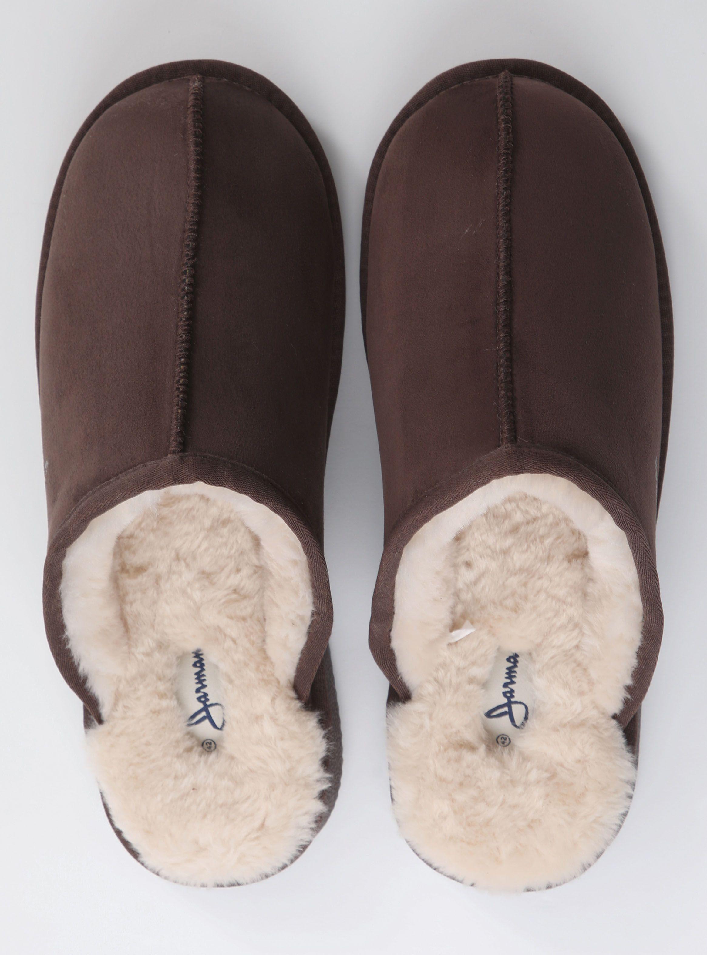 Pantufla Interior Peludo Hombre-3
