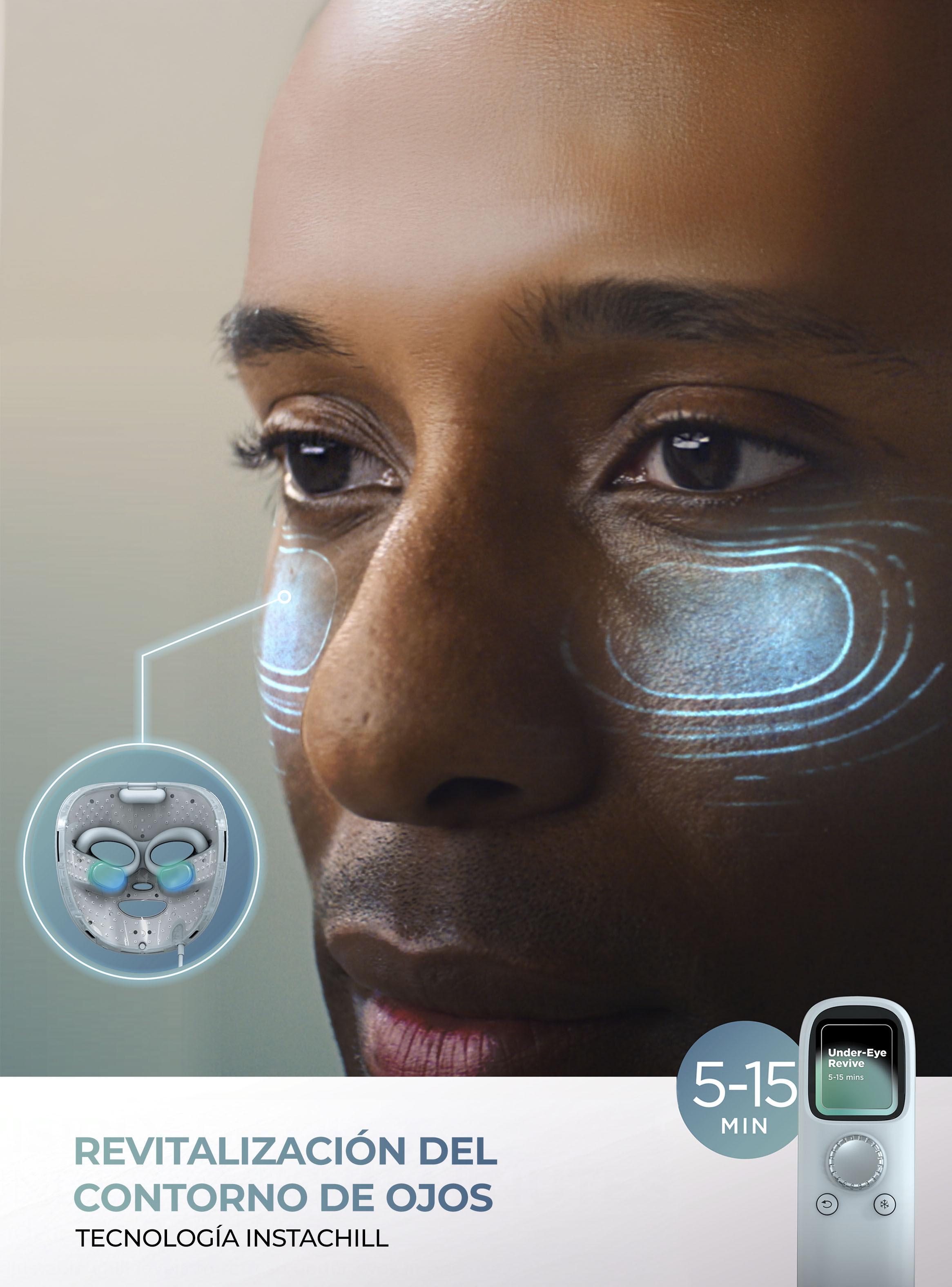 Máscara Facial LED CryoGlow con Enfriamiento-5