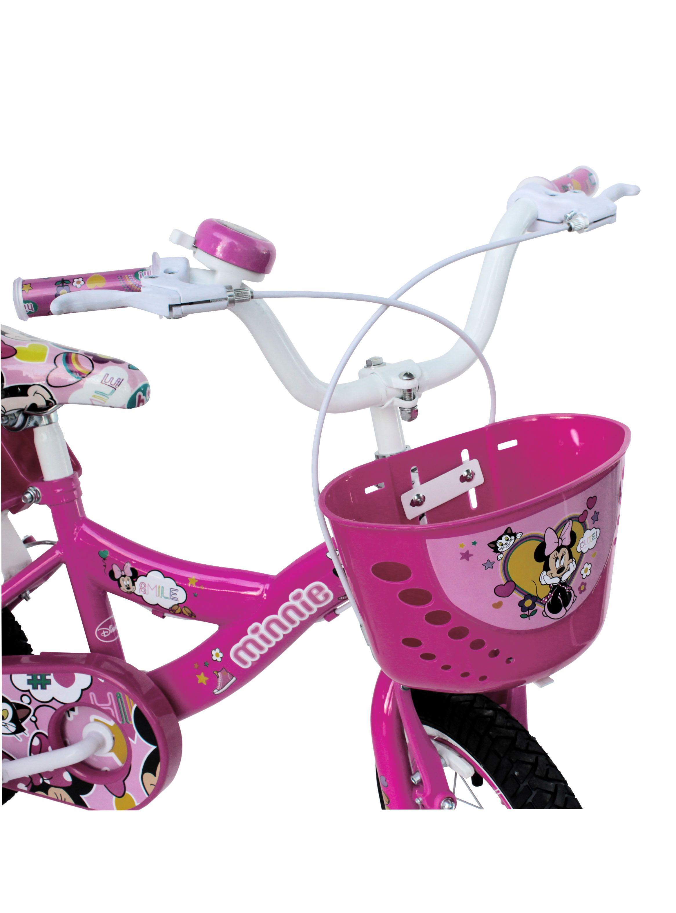 Bicicleta MTB Lahsen Infantil Aro 12" Fucsia Minnie-2