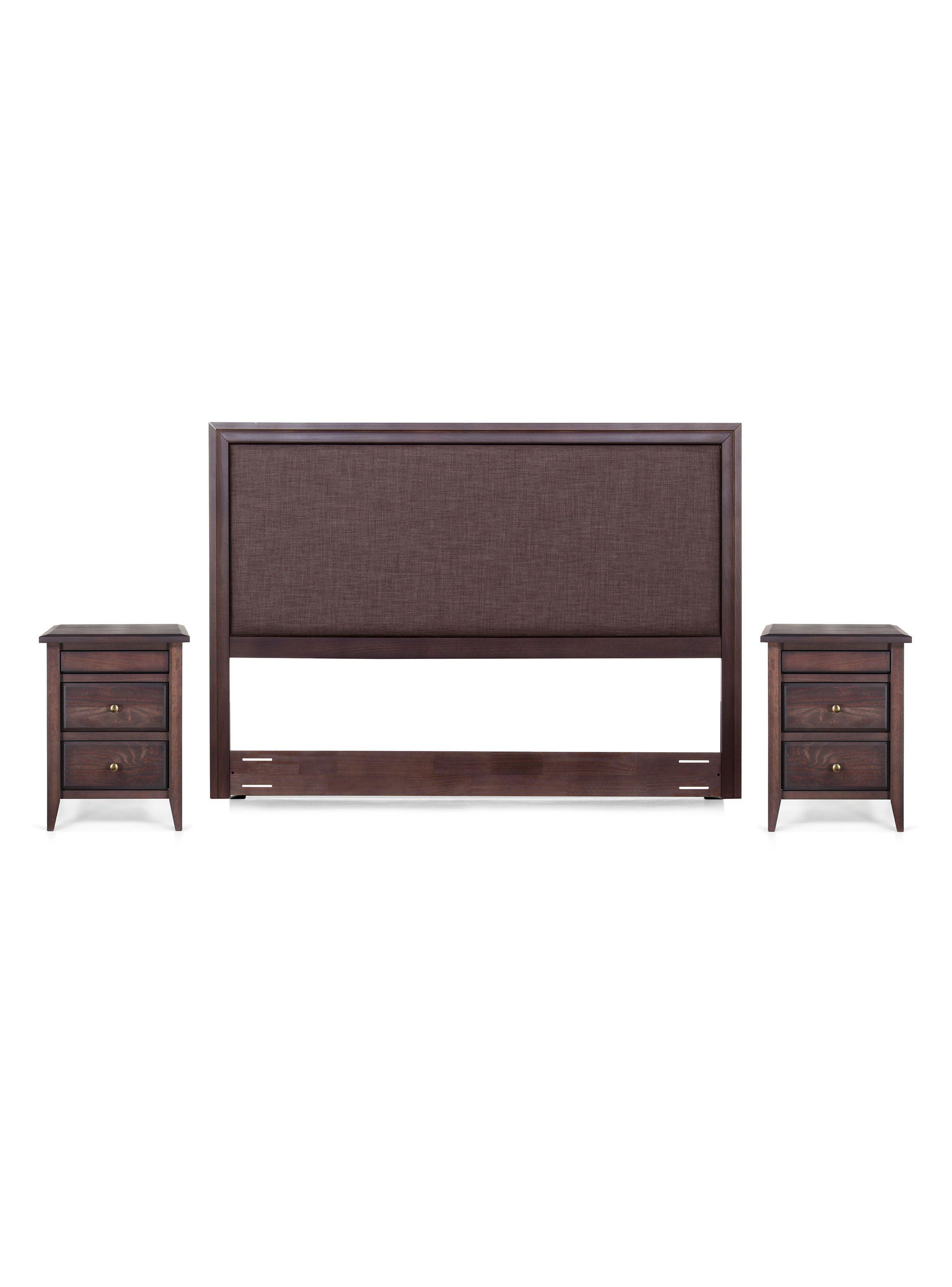 Set Muebles Dormitorio Nolita King: Respaldo + Veladores-0