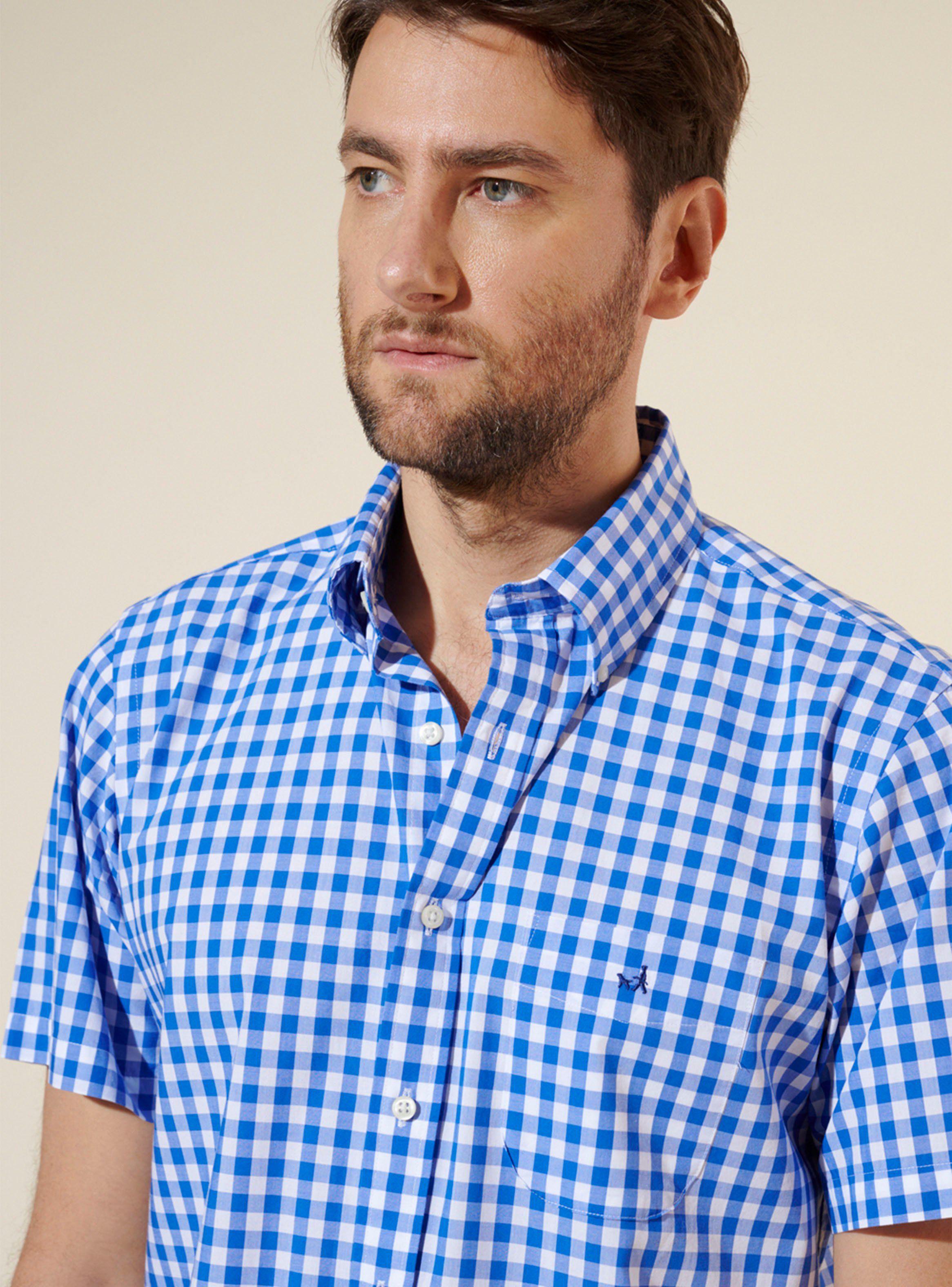 Camisa Casual Manga Corta Print Cudros-2