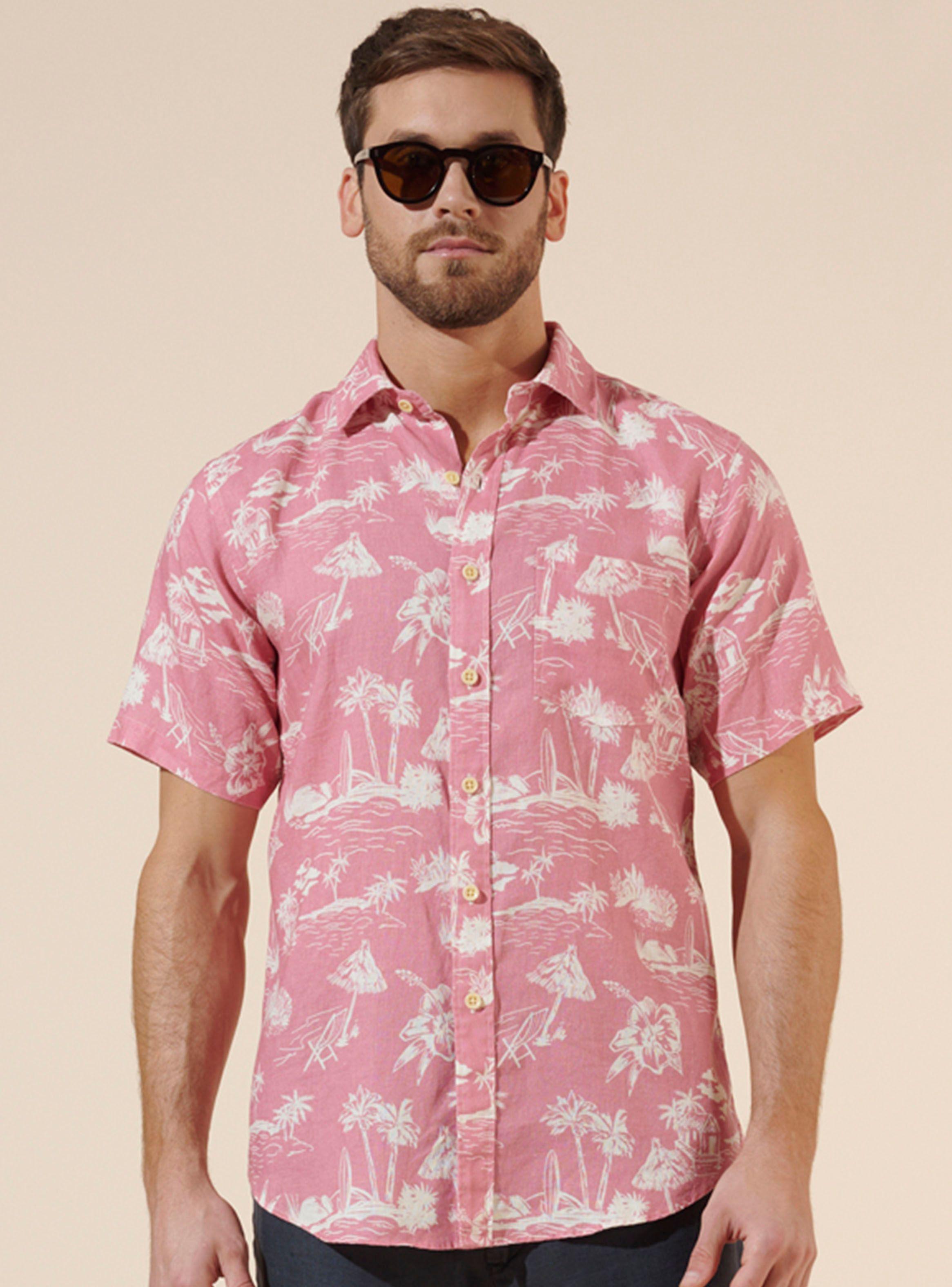 Camisa Sport Ftsia MC Houston Weekend Landscape Print Ss24-0