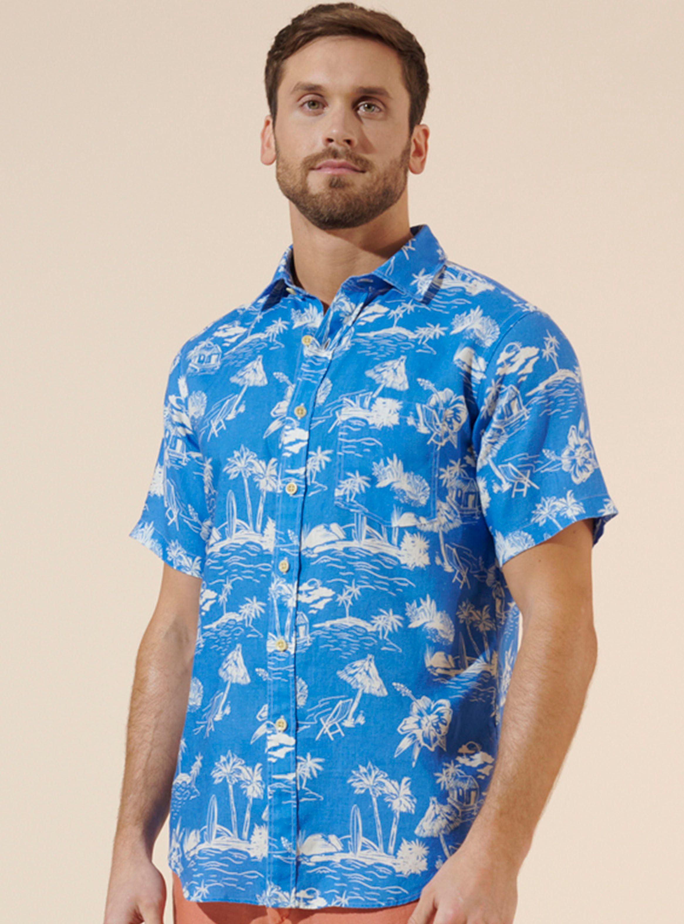 Camisa Sport Ftsia MC Houston Weekend Landscape Print Ss24-0