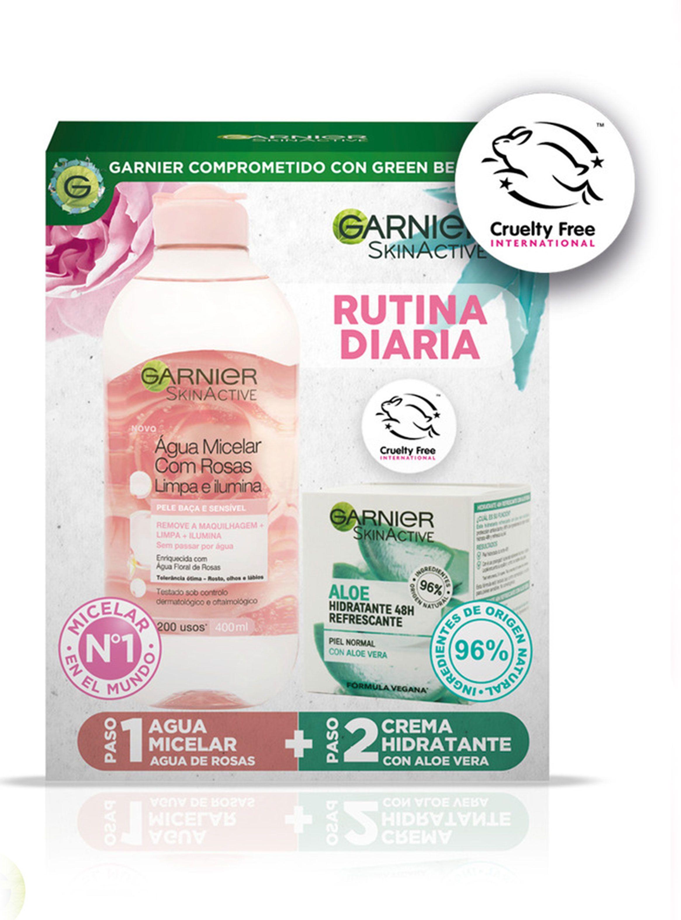 Pack Garnier Naturals Aloe + Micelar Agua de Rosas-0