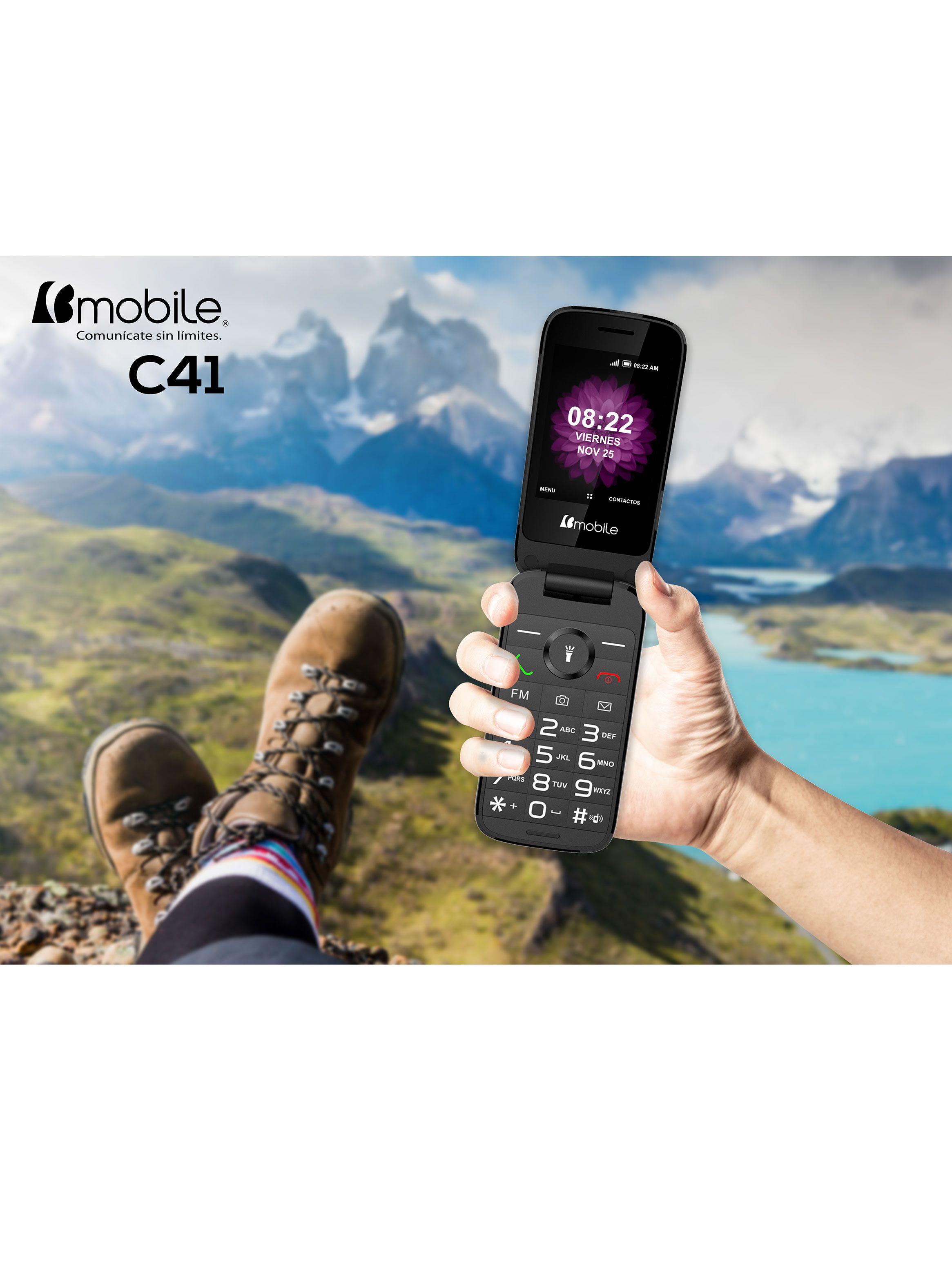 Celular Básico Bmobile C41 2.8" Negro WOM-5