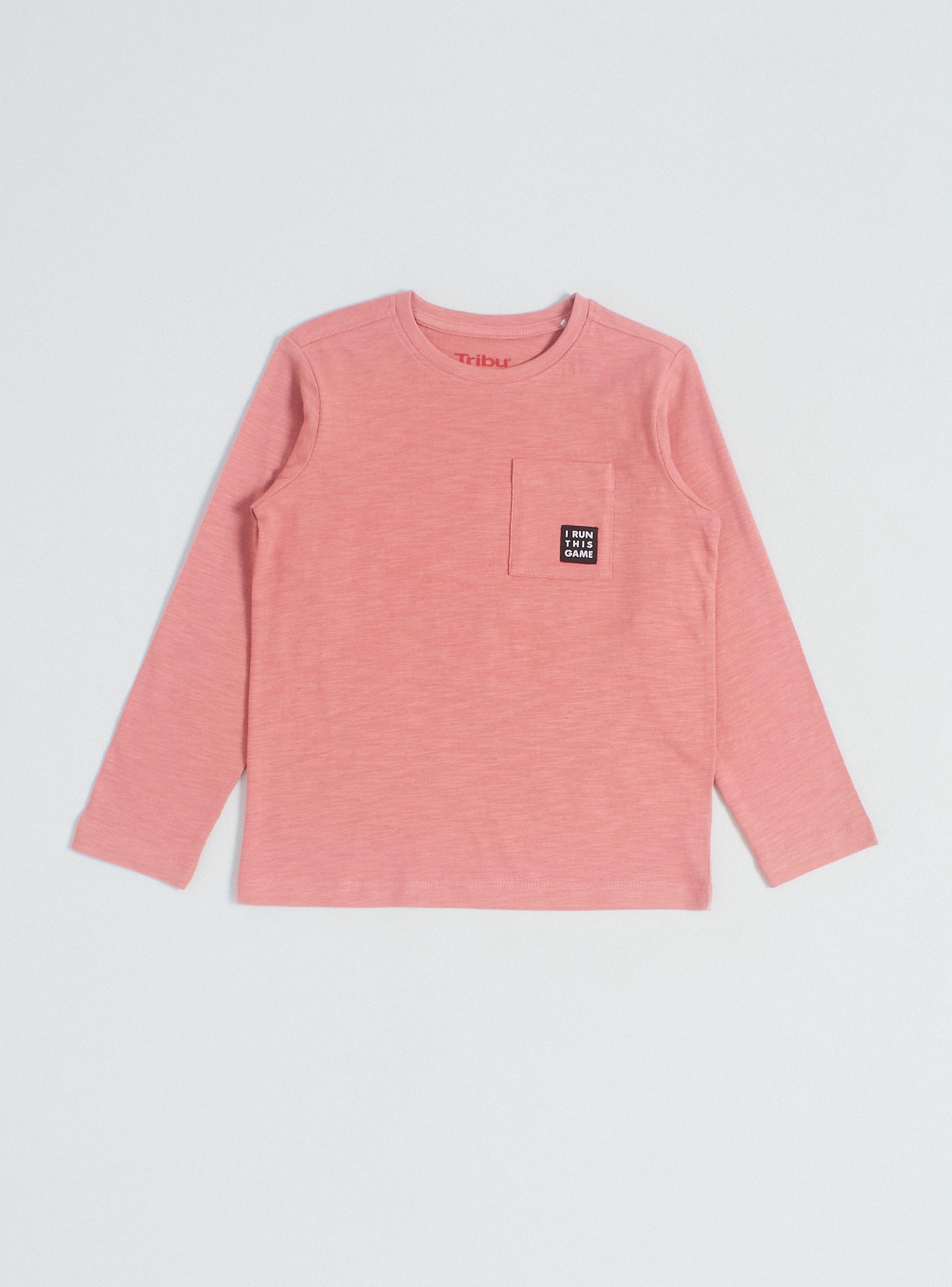 Polera Bolsillo Frontal con Print-0