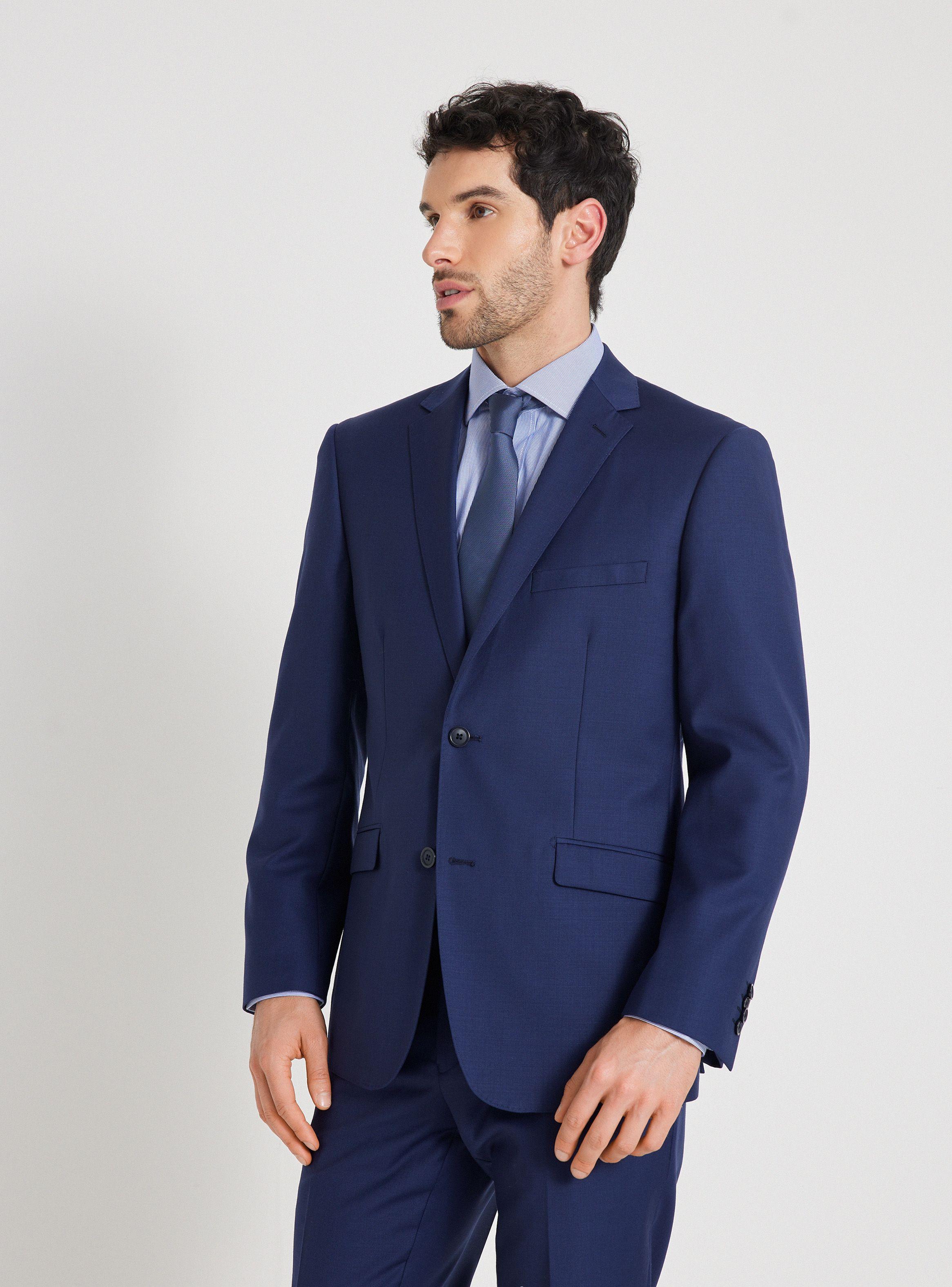 Traje Slim Fit Recto Lana Lisa-0