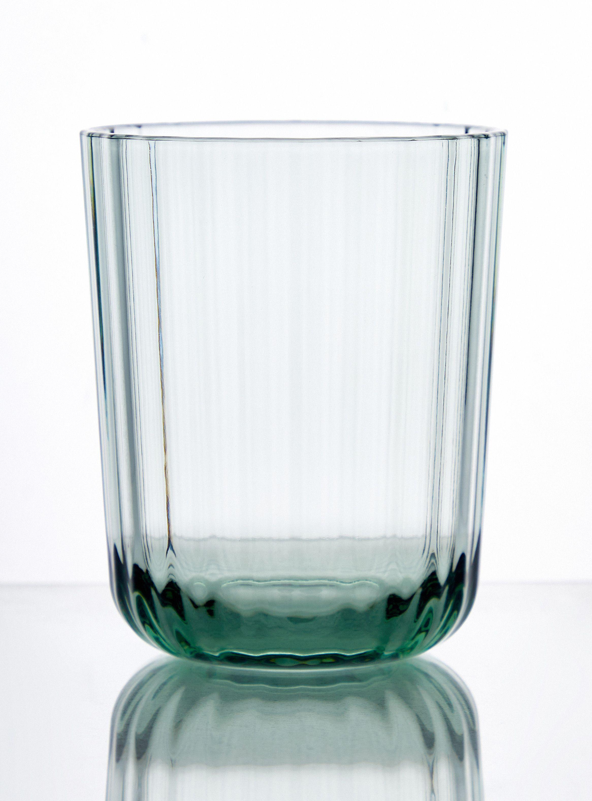 Set 4 Vasos Bajos Acrílico Verde-1